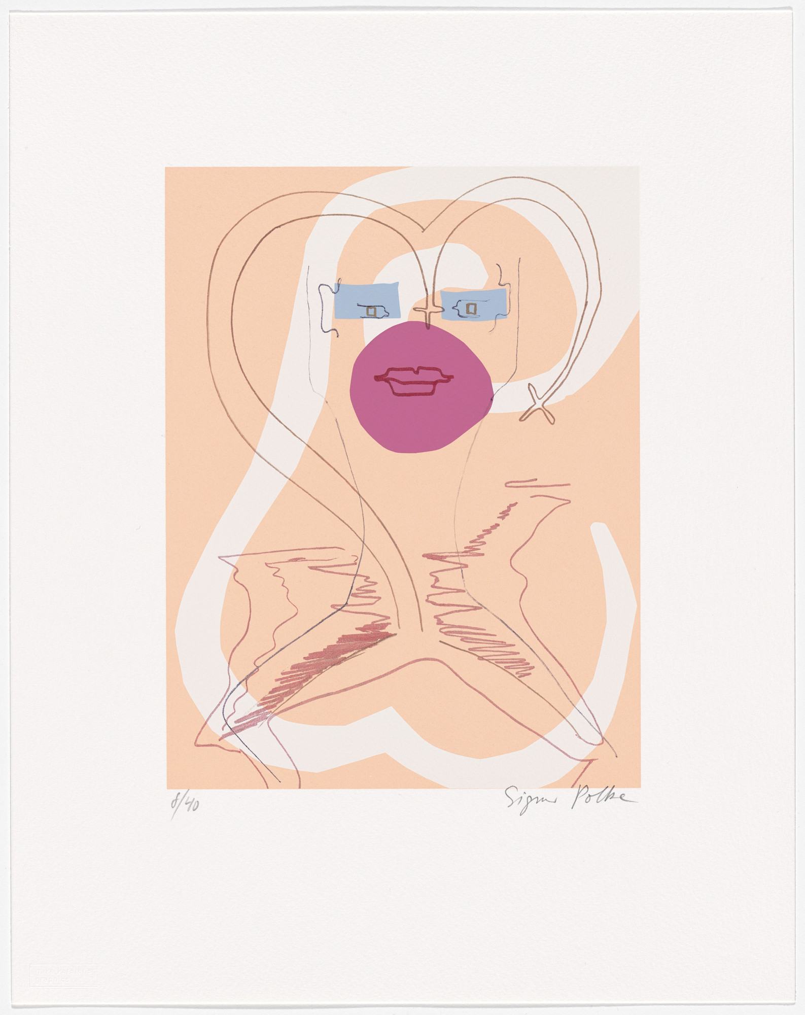 Sigmar Polke. Untitled from Full Moon in Aries (Vollmond im Widder)
