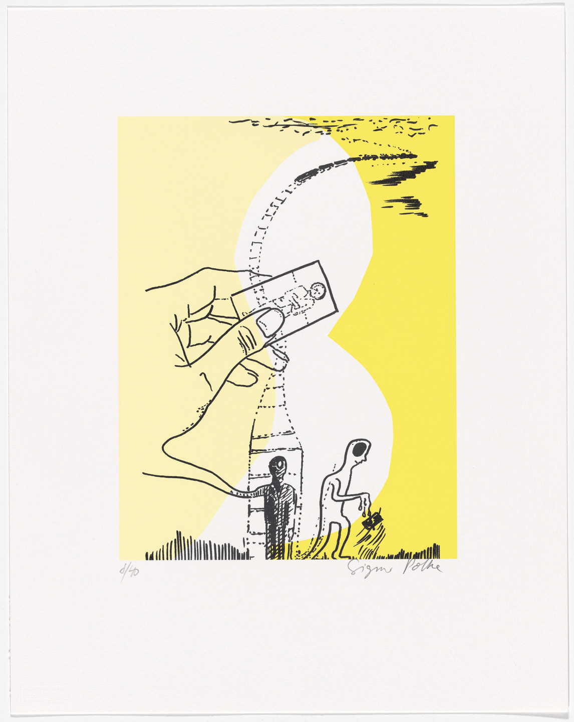 Sigmar Polke. Untitled from Full Moon in Aries (Vollmond im Widder). 2004