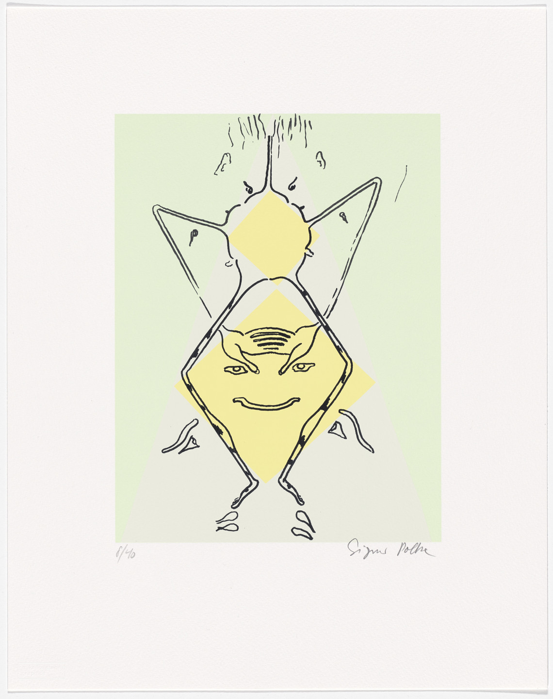 Sigmar Polke. Untitled from Full Moon in Aries (Vollmond im Widder). 2004