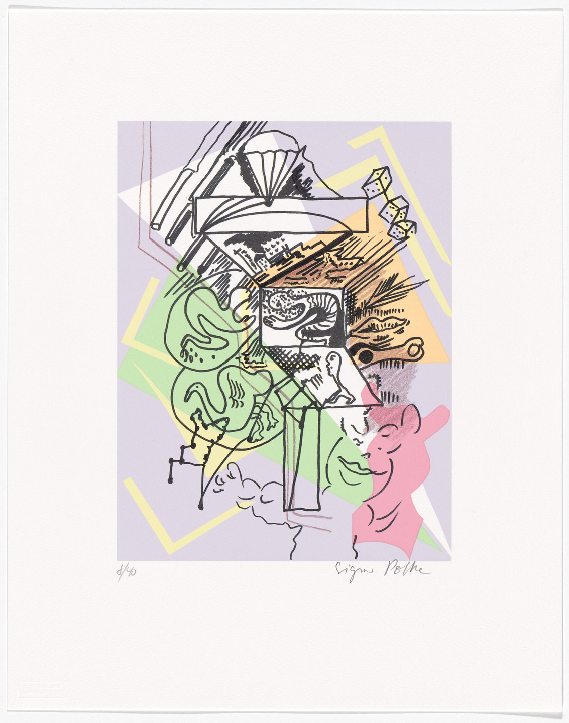 Sigmar Polke. Untitled from Full Moon in Aries (Vollmond im Widder). 2004