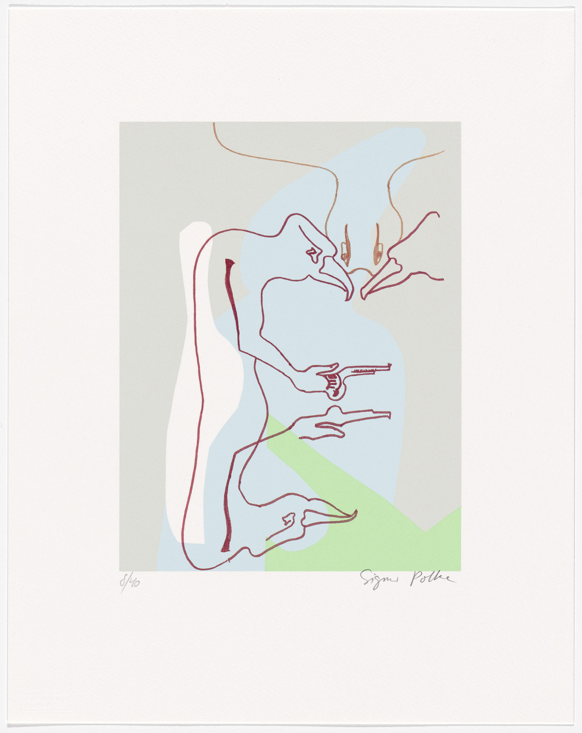 Sigmar Polke. Untitled from Full Moon in Aries (Vollmond im Widder). 2004