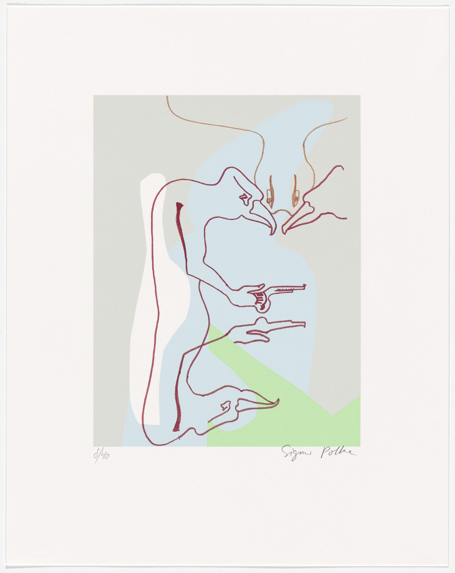Sigmar Polke. Untitled from Full Moon in Aries (Vollmond im Widder)