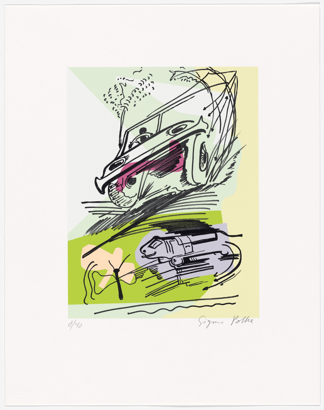 Sigmar Polke. Untitled from Full Moon in Aries (Vollmond im Widder). 2004