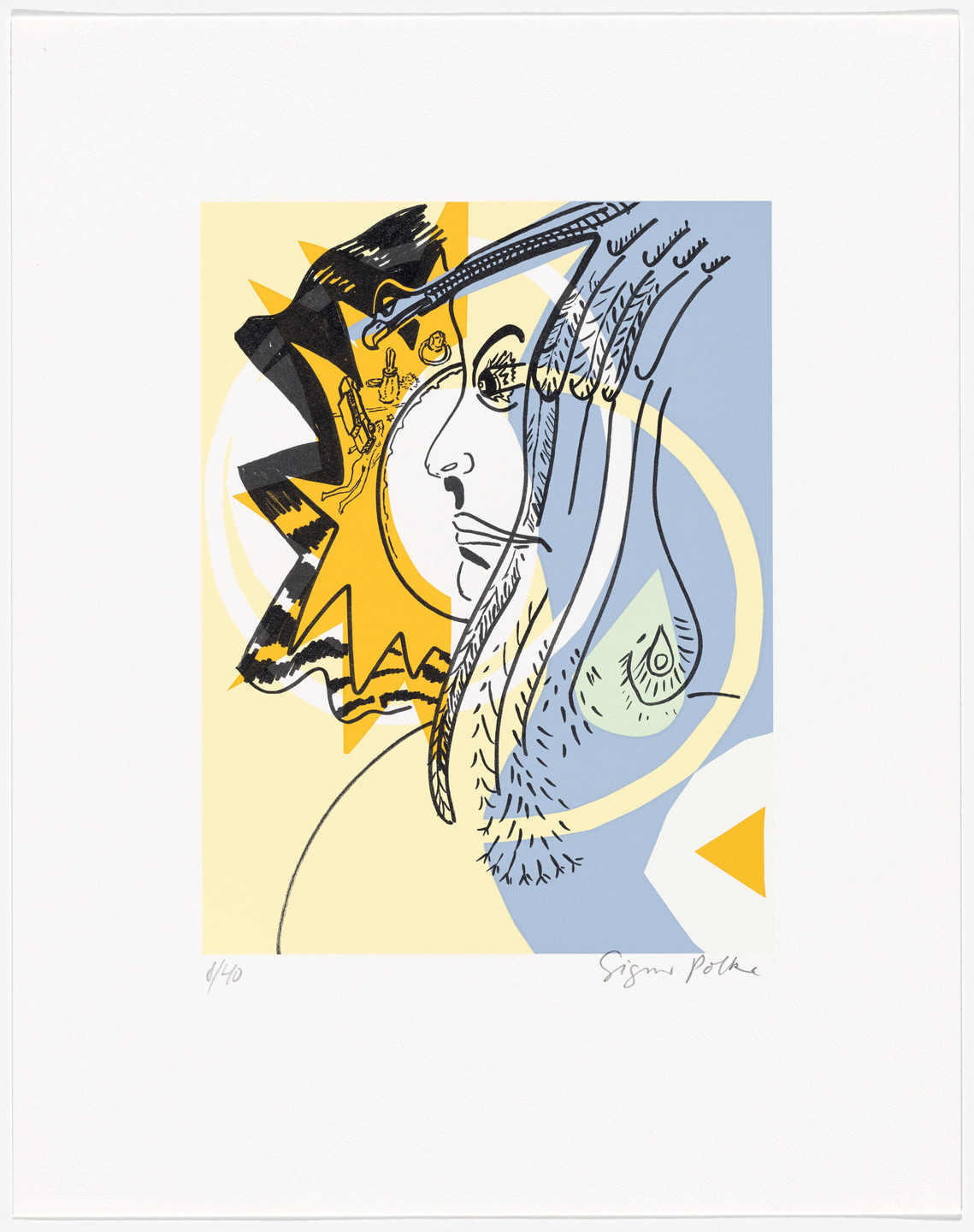 Sigmar Polke. Untitled from Full Moon in Aries (Vollmond im Widder). 2004