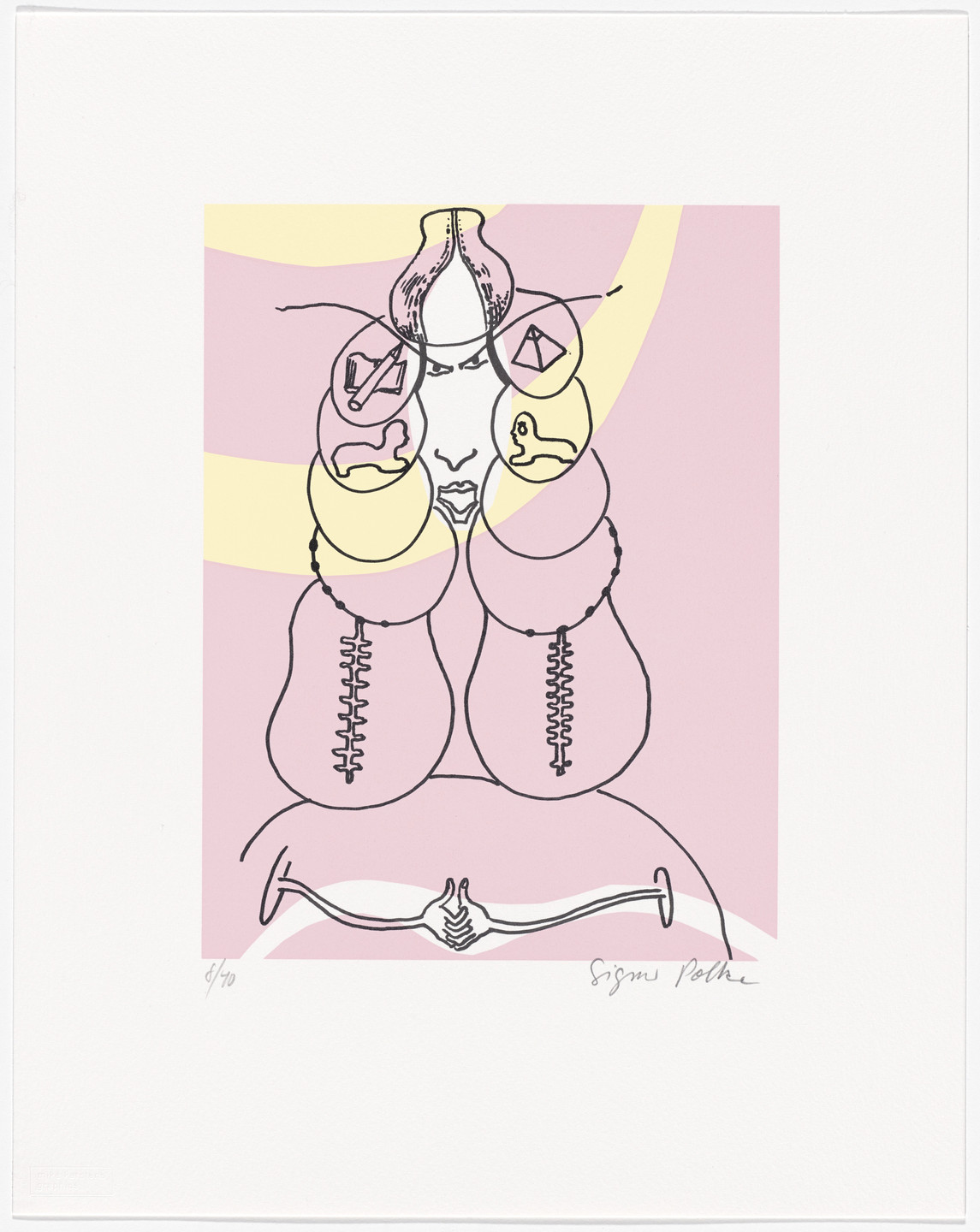 Sigmar Polke. Untitled from Full Moon in Aries (Vollmond im Widder). 2004