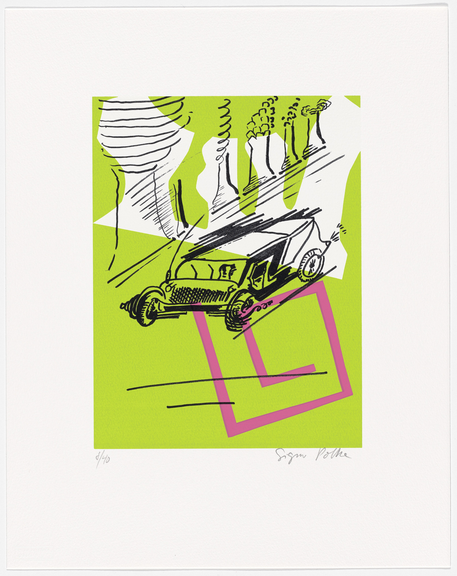 Sigmar Polke. Untitled from Full Moon in Aries ( Vollmond im Widder )