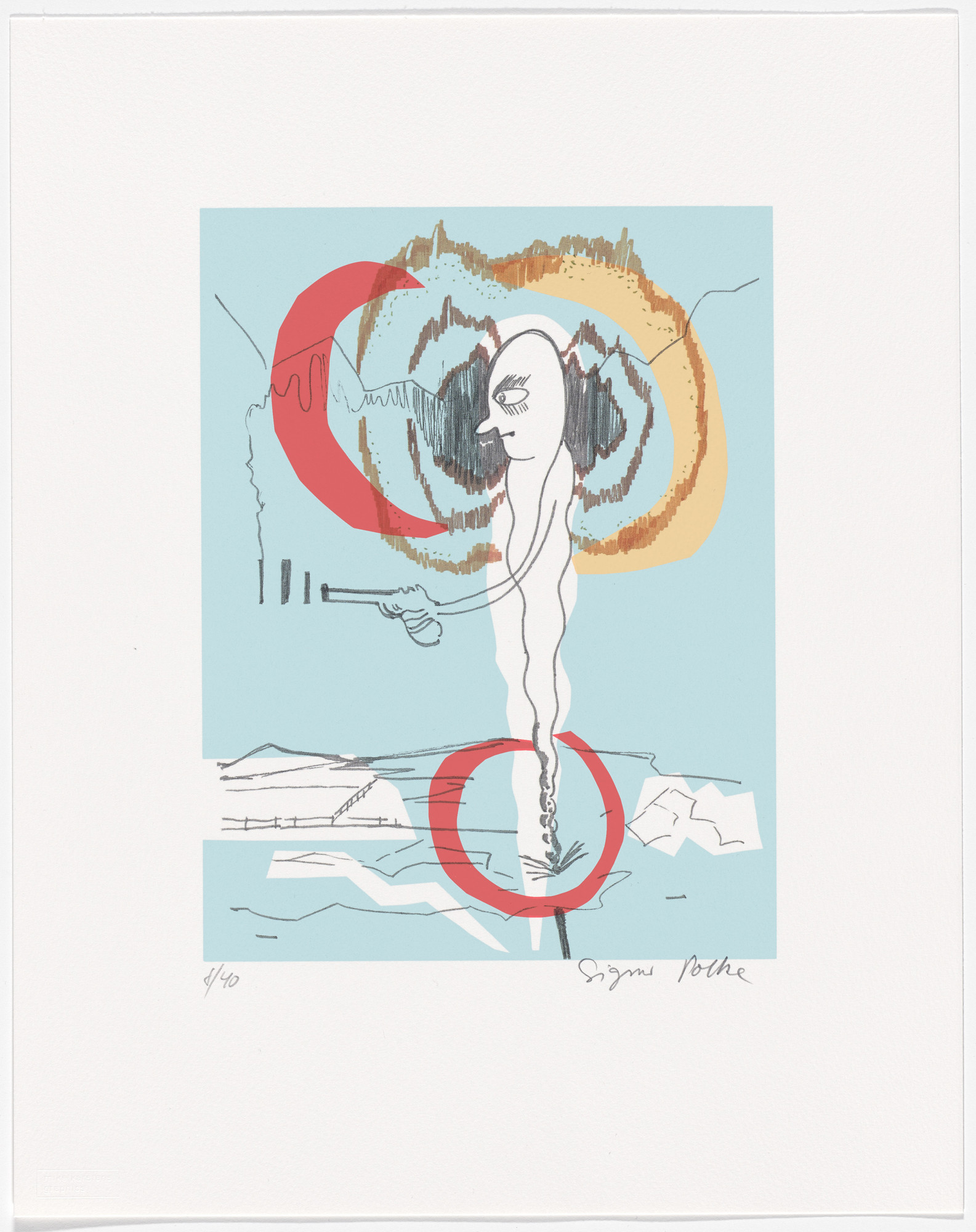 Sigmar Polke. Untitled from Full Moon in Aries ( Vollmond im Widder )