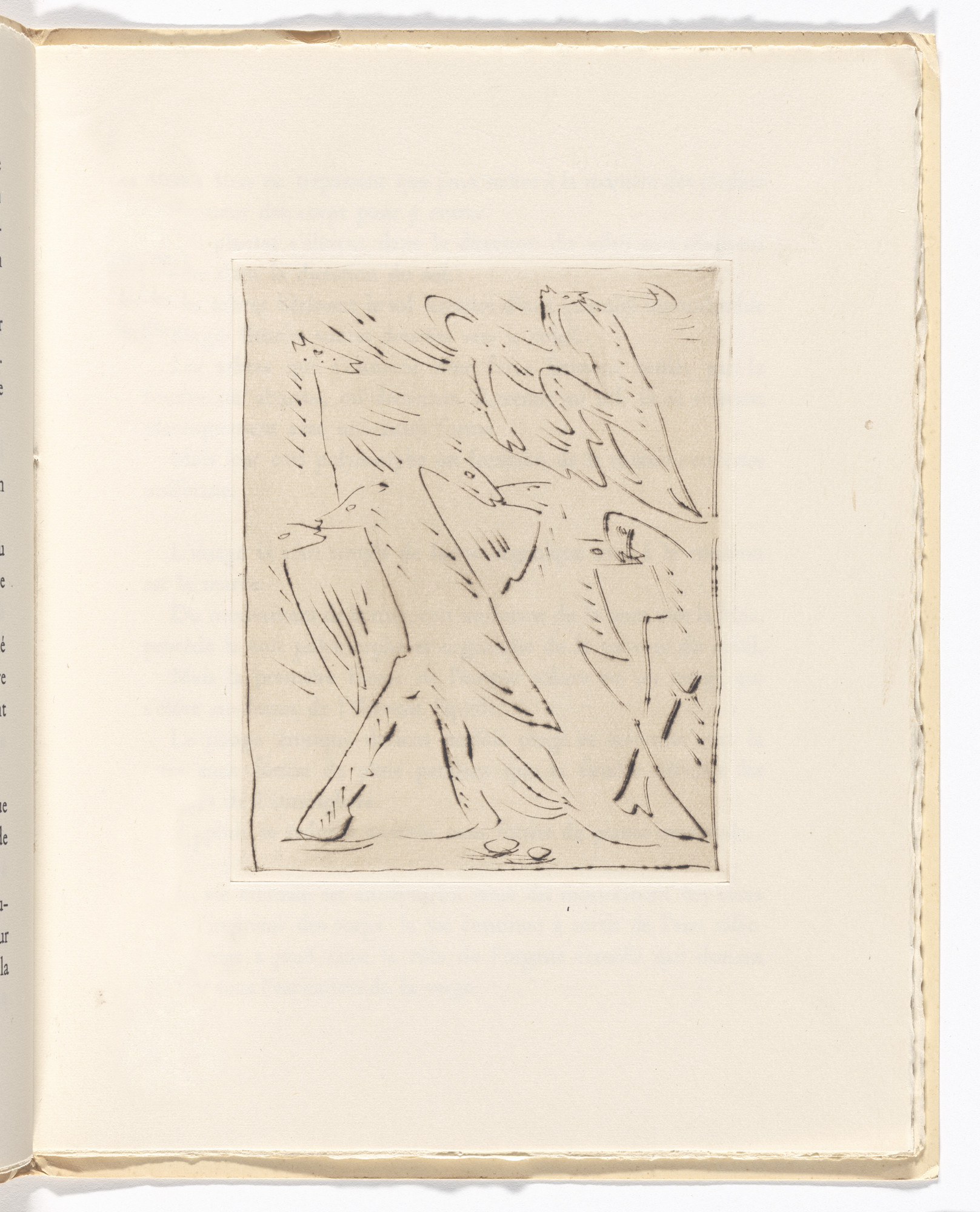 André Masson. Plate (folio 7) from L'Anus solaire