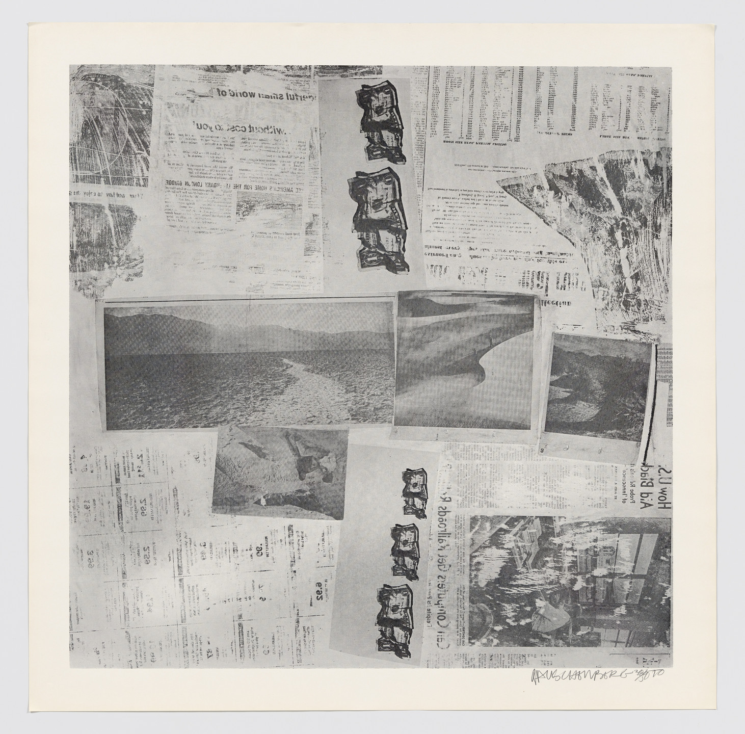 Robert Rauschenberg. Features from Currents. 1970