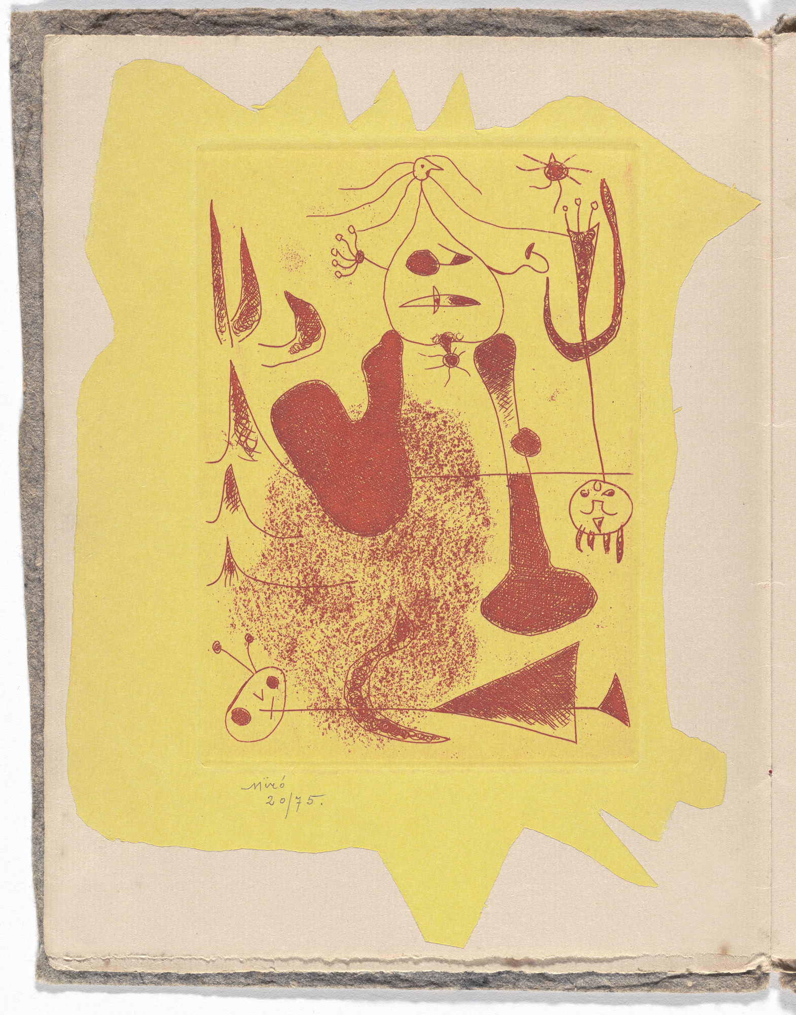 Joan Miró. Sablier couché (Hourglass Lying Down)