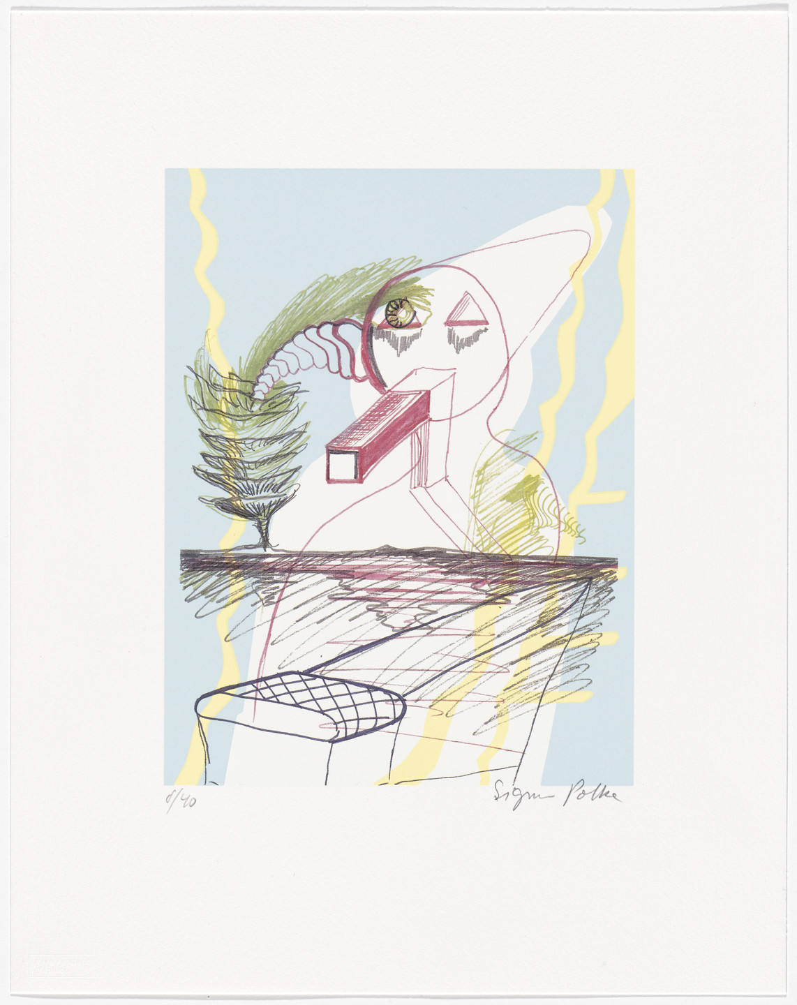 Sigmar Polke. Untitled from Full Moon in Aries (Vollmond im Widder). 2004