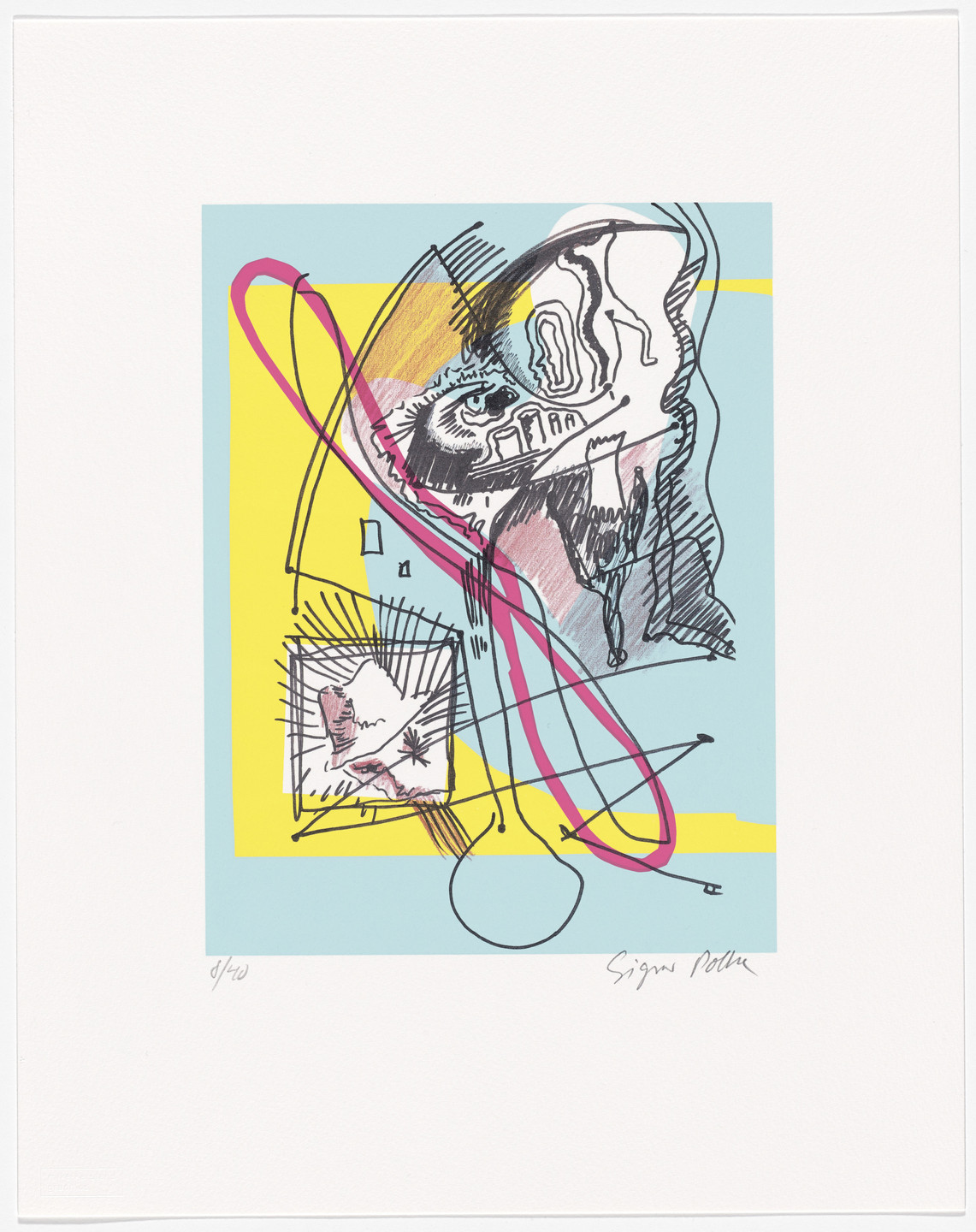 Sigmar Polke. Untitled from Full Moon in Aries (Vollmond im Widder). 2004