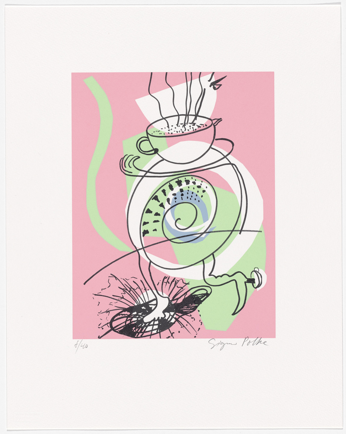 Sigmar Polke. Untitled from Full Moon in Aries (Vollmond im Widder). 2004