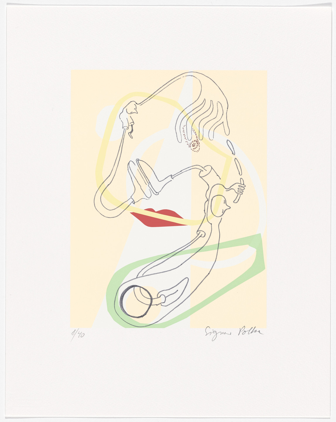 Sigmar Polke. Untitled from Full Moon in Aries (Vollmond im Widder). 2004