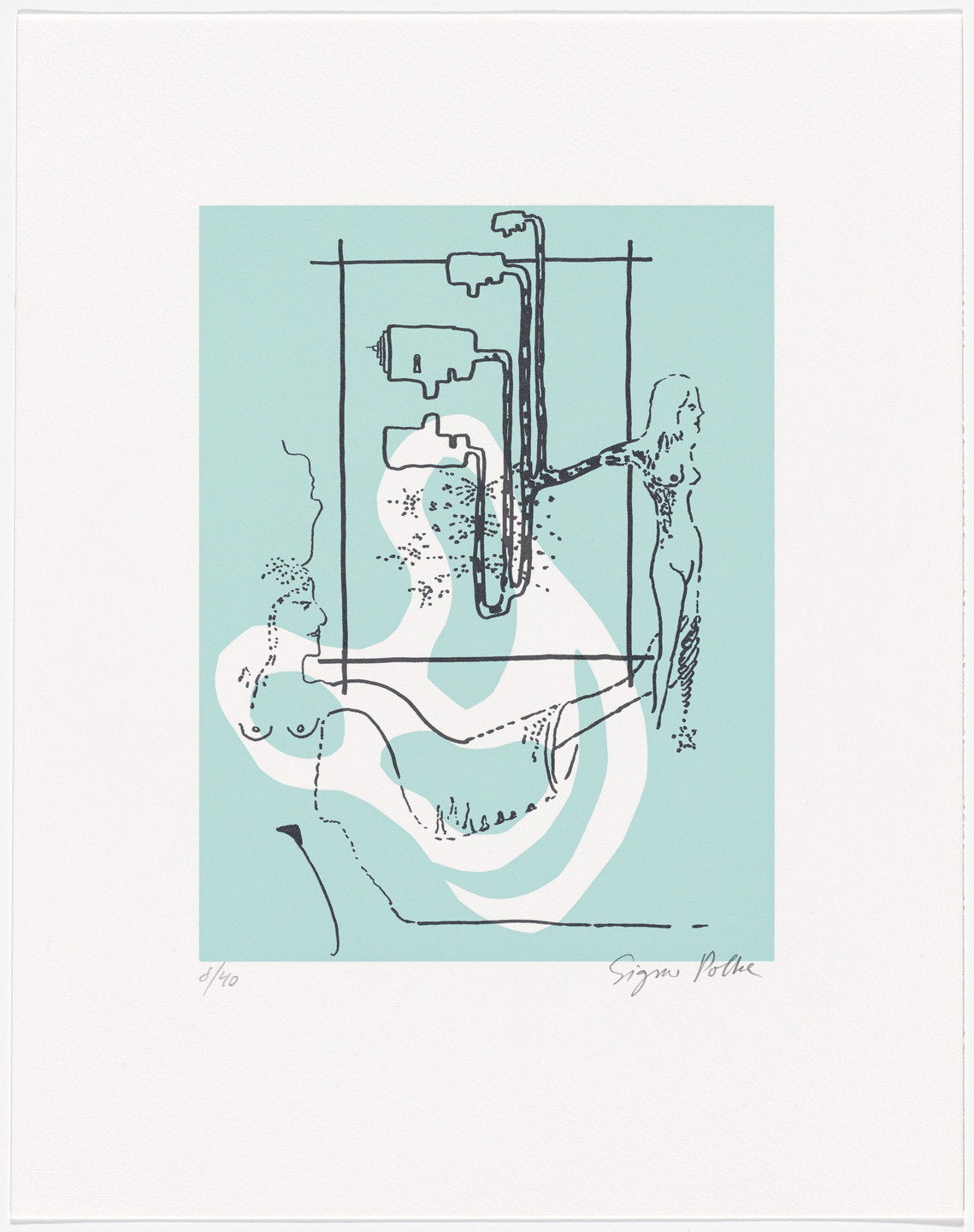 Sigmar Polke. Untitled from Full Moon in Aries (Vollmond im Widder). 2004