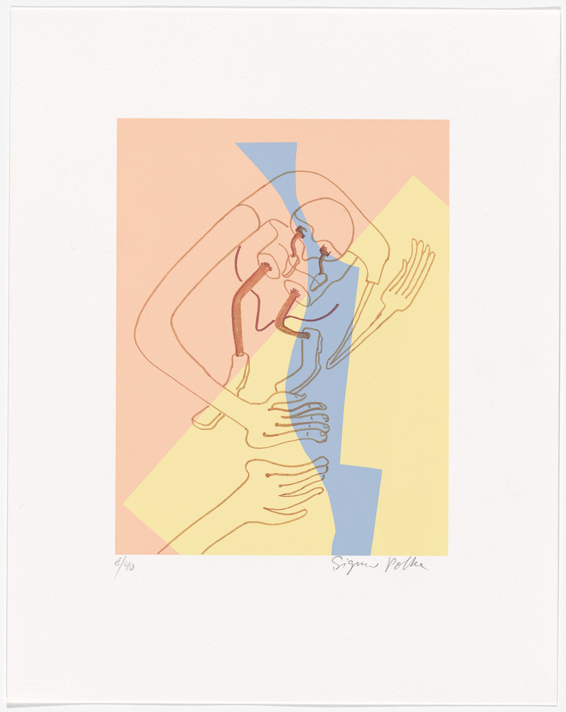 Sigmar Polke. Untitled from Full Moon in Aries (Vollmond im Widder). 2004