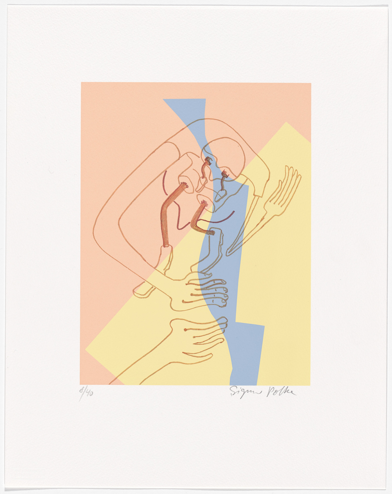 Sigmar Polke. Untitled from Full Moon in Aries ( Vollmond im Widder )