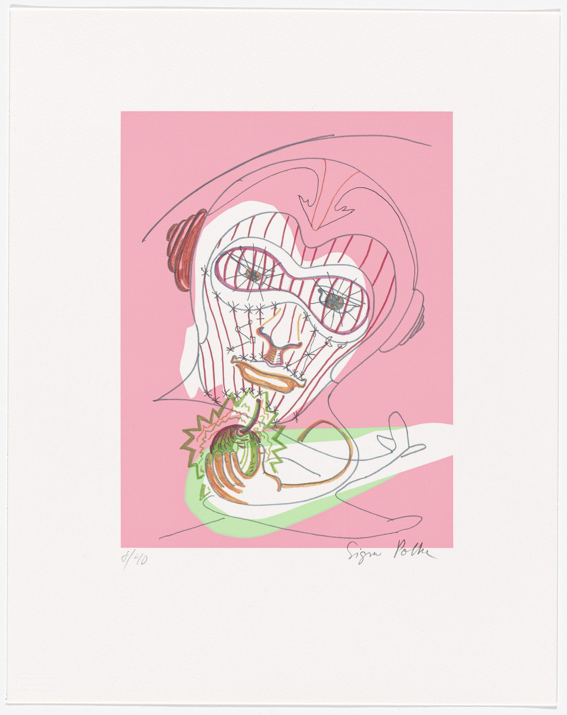 Sigmar Polke. Untitled from Full Moon in Aries (Vollmond im Widder). 2004