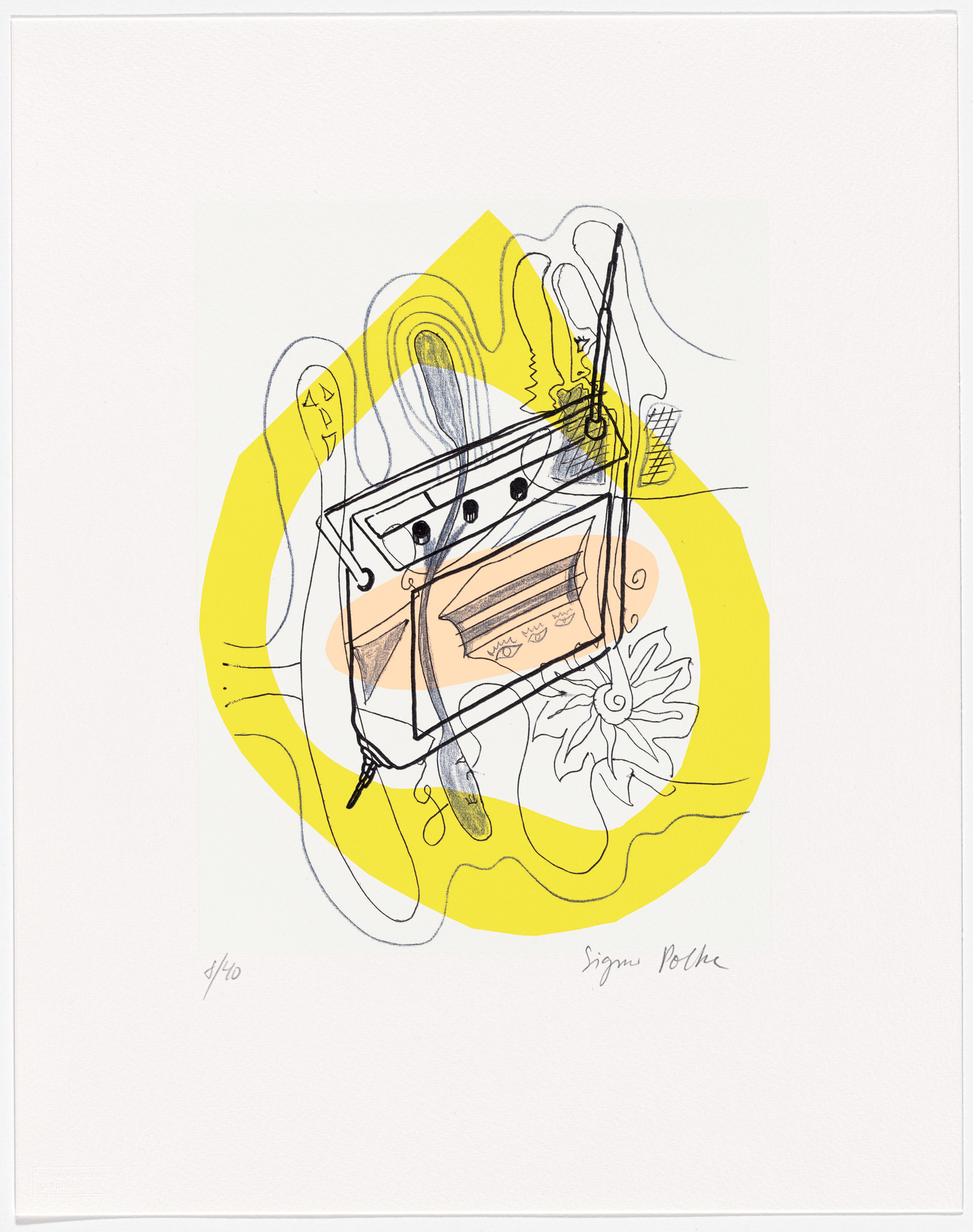 Sigmar Polke. Untitled from Full Moon in Aries ( Vollmond im Widder )