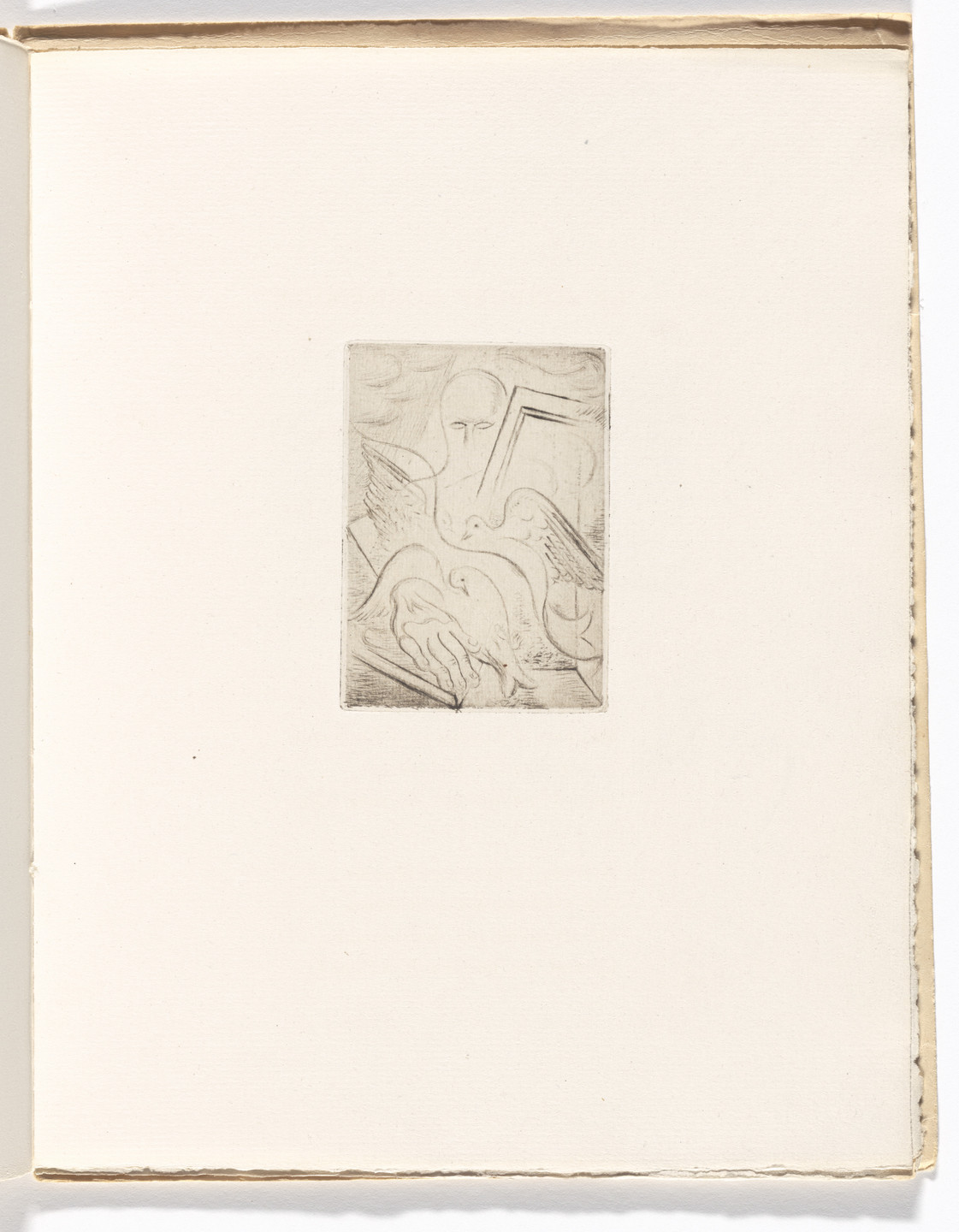 André Masson. Plate (folio 10) from Soleils bas. 1924