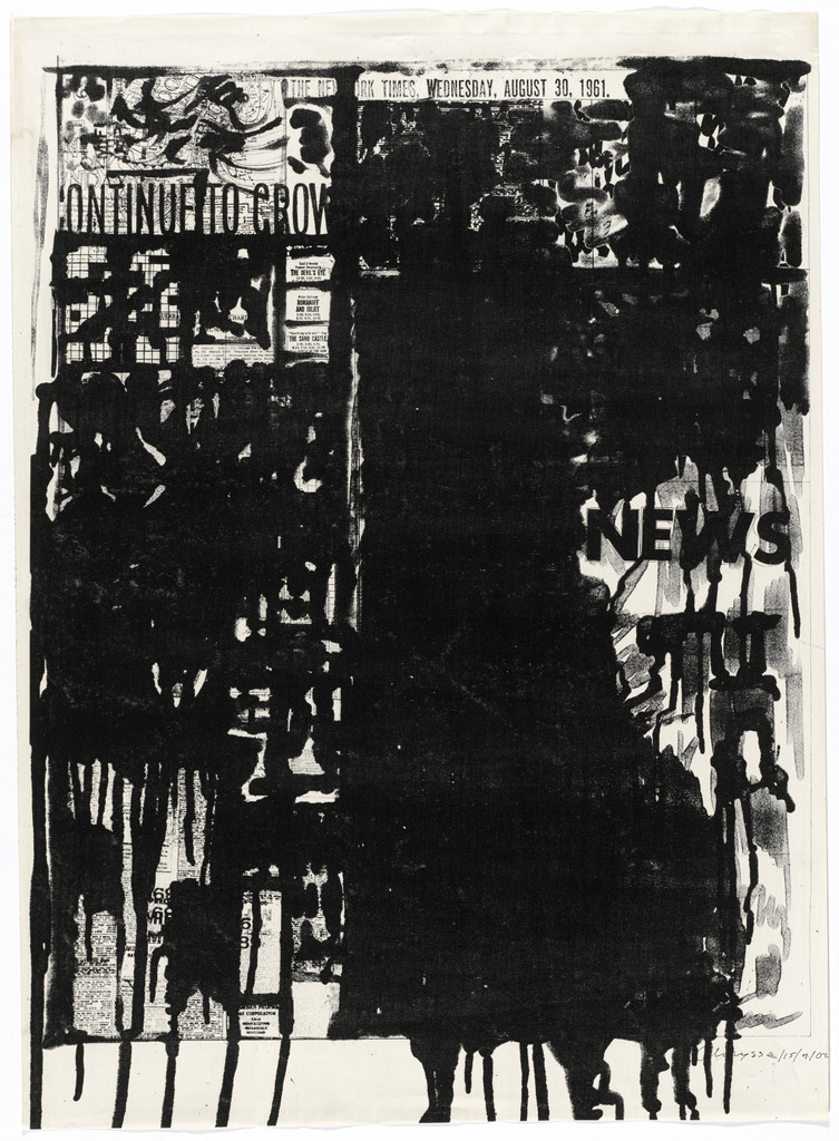 Untitled from Newspaper Book