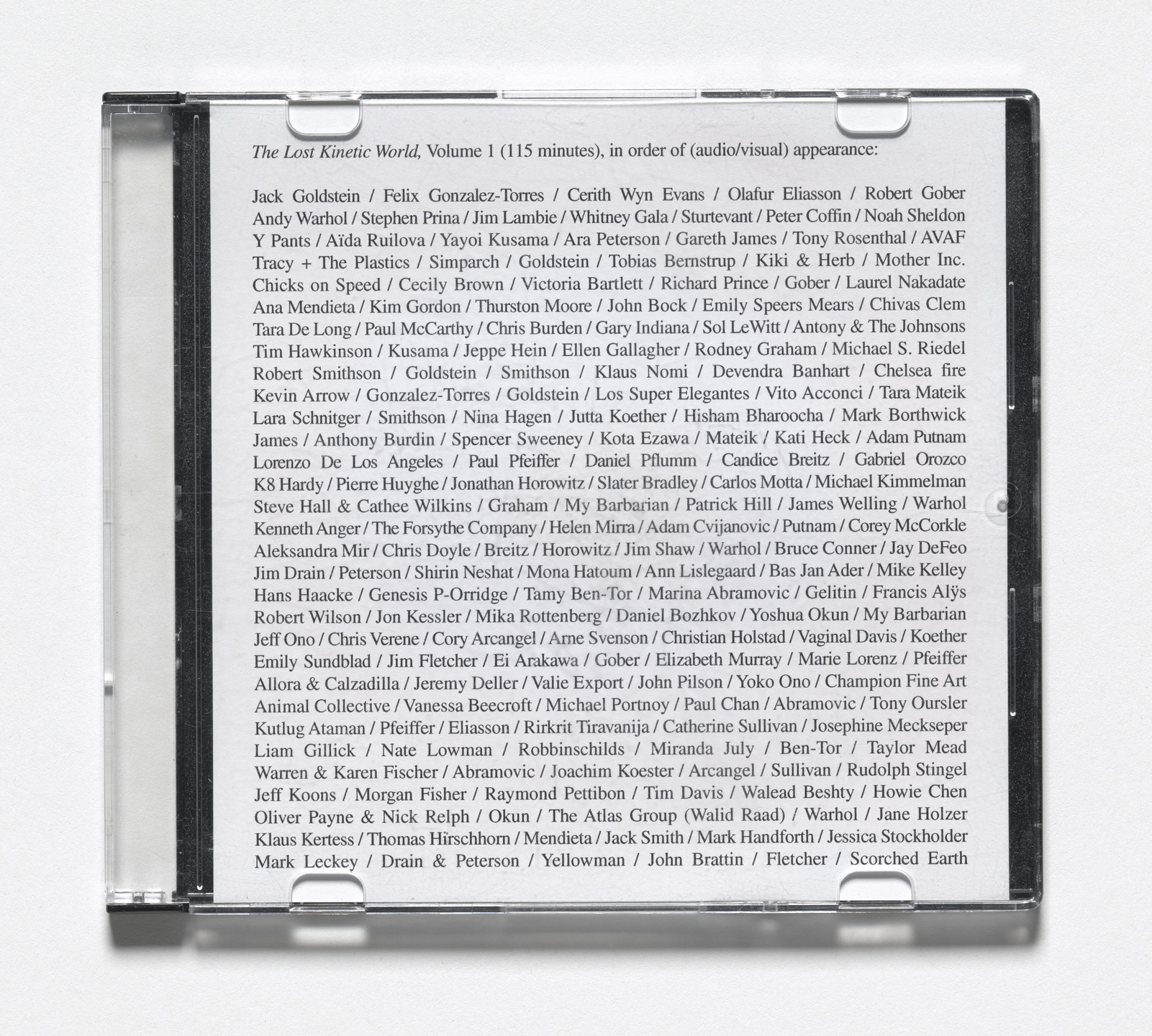 Sam Gordon. The Lost Kinetic World: Volume One. 2006