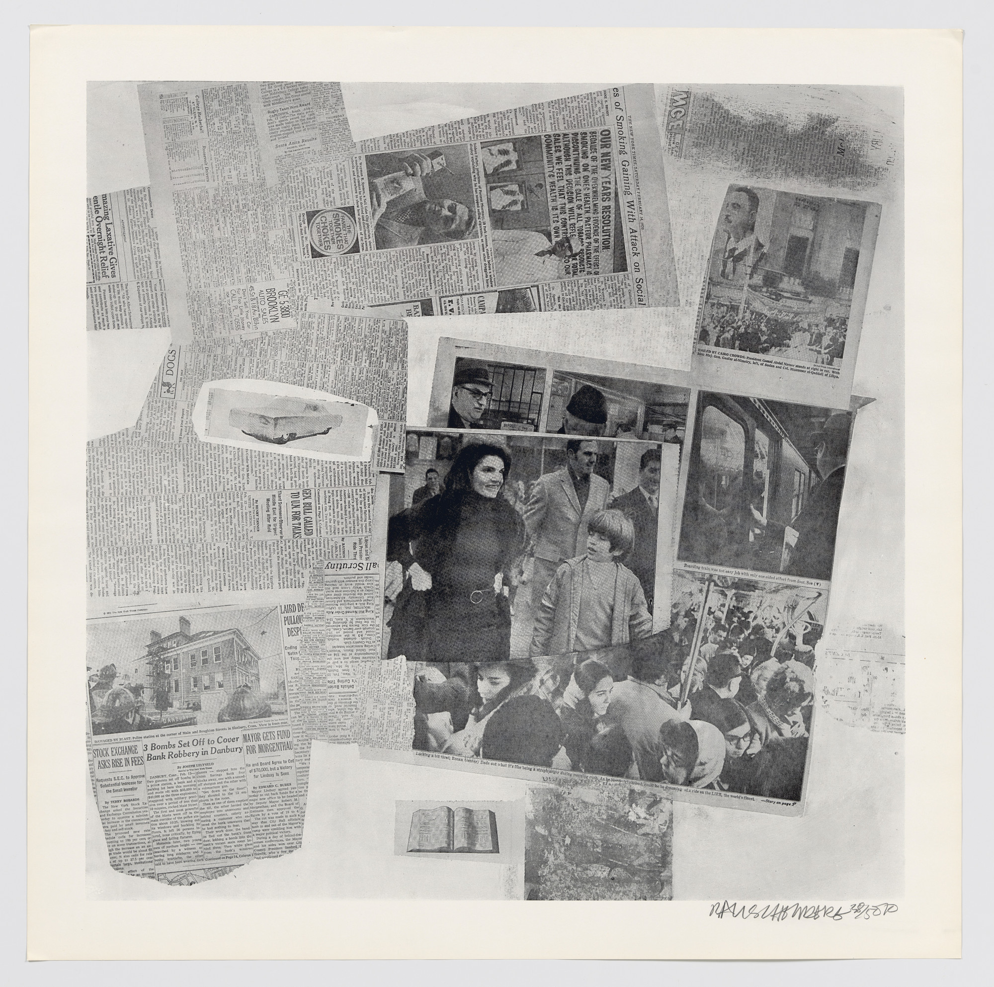 Robert Rauschenberg. Features from Currents