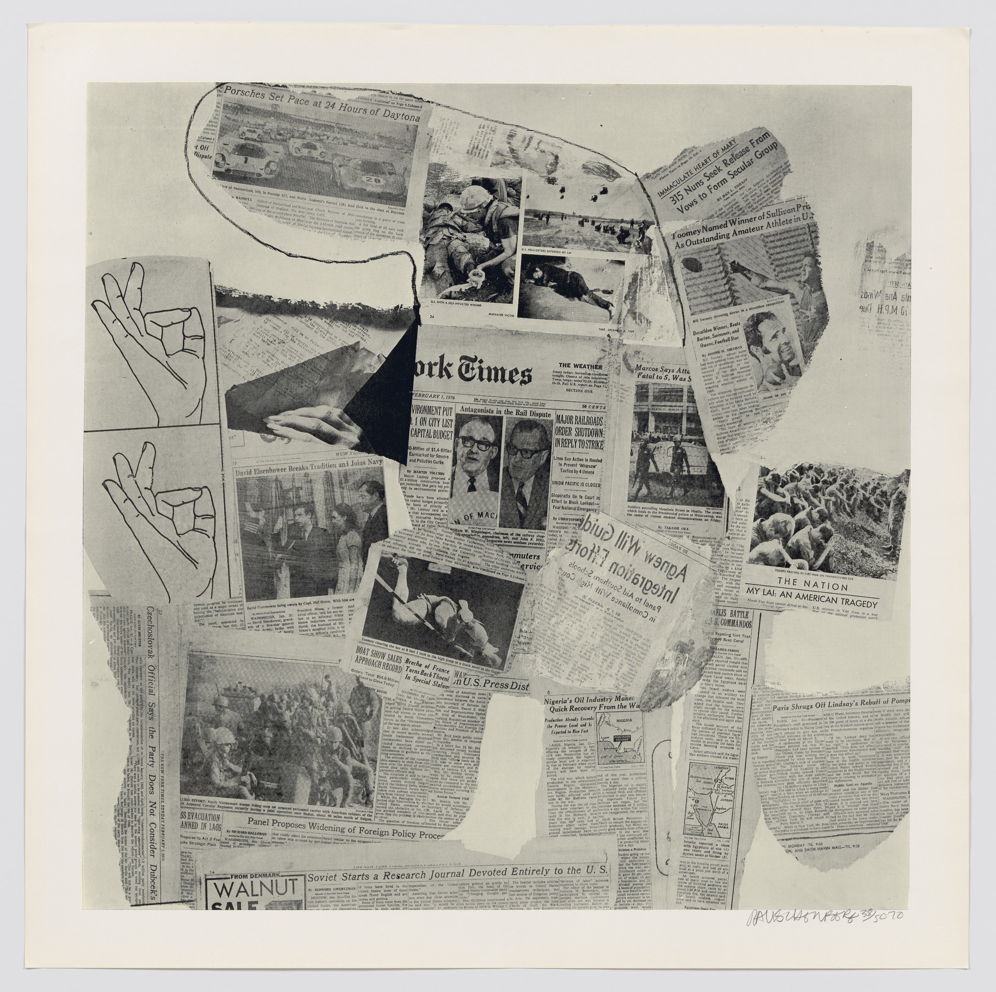 Robert Rauschenberg. Features from Currents