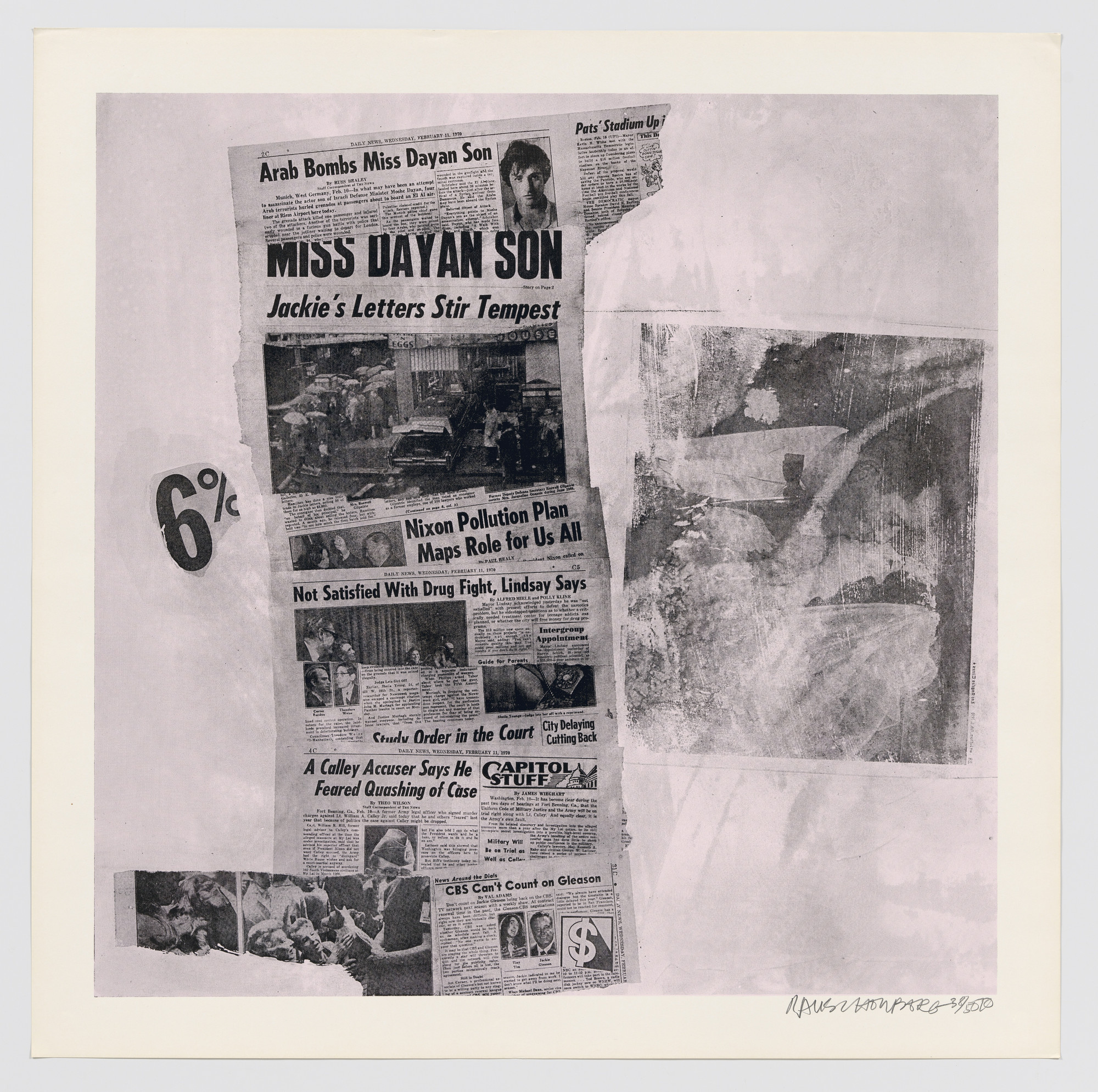Robert Rauschenberg. Features from Currents