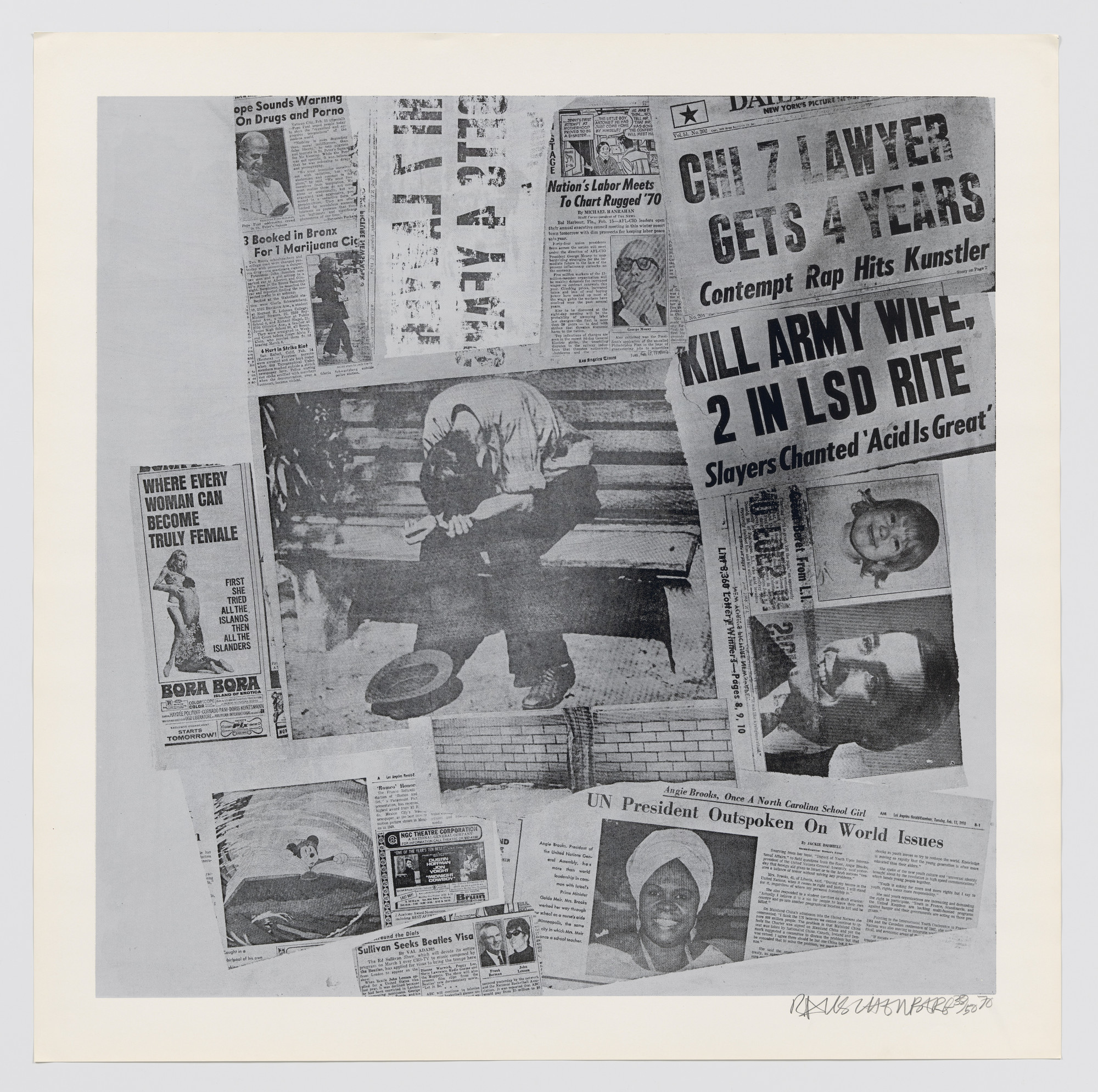 Robert Rauschenberg. Features from Currents