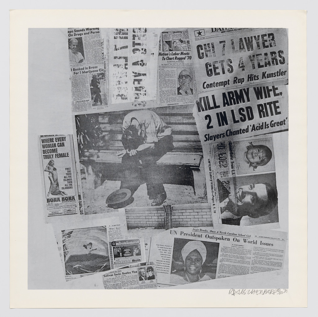 Features from Currents, Robert Rauschenberg, 1970