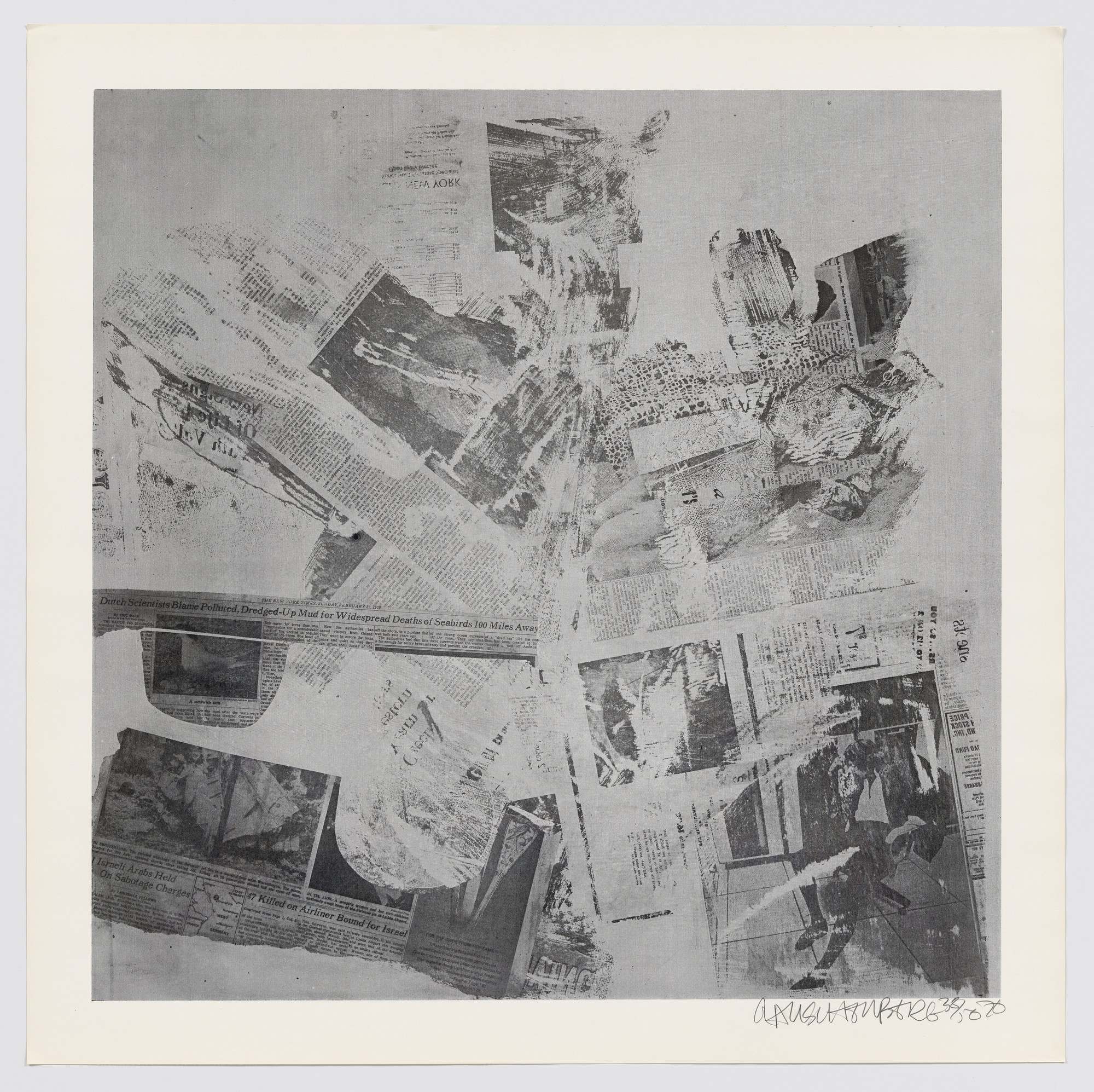 Robert Rauschenberg. Features from Currents
