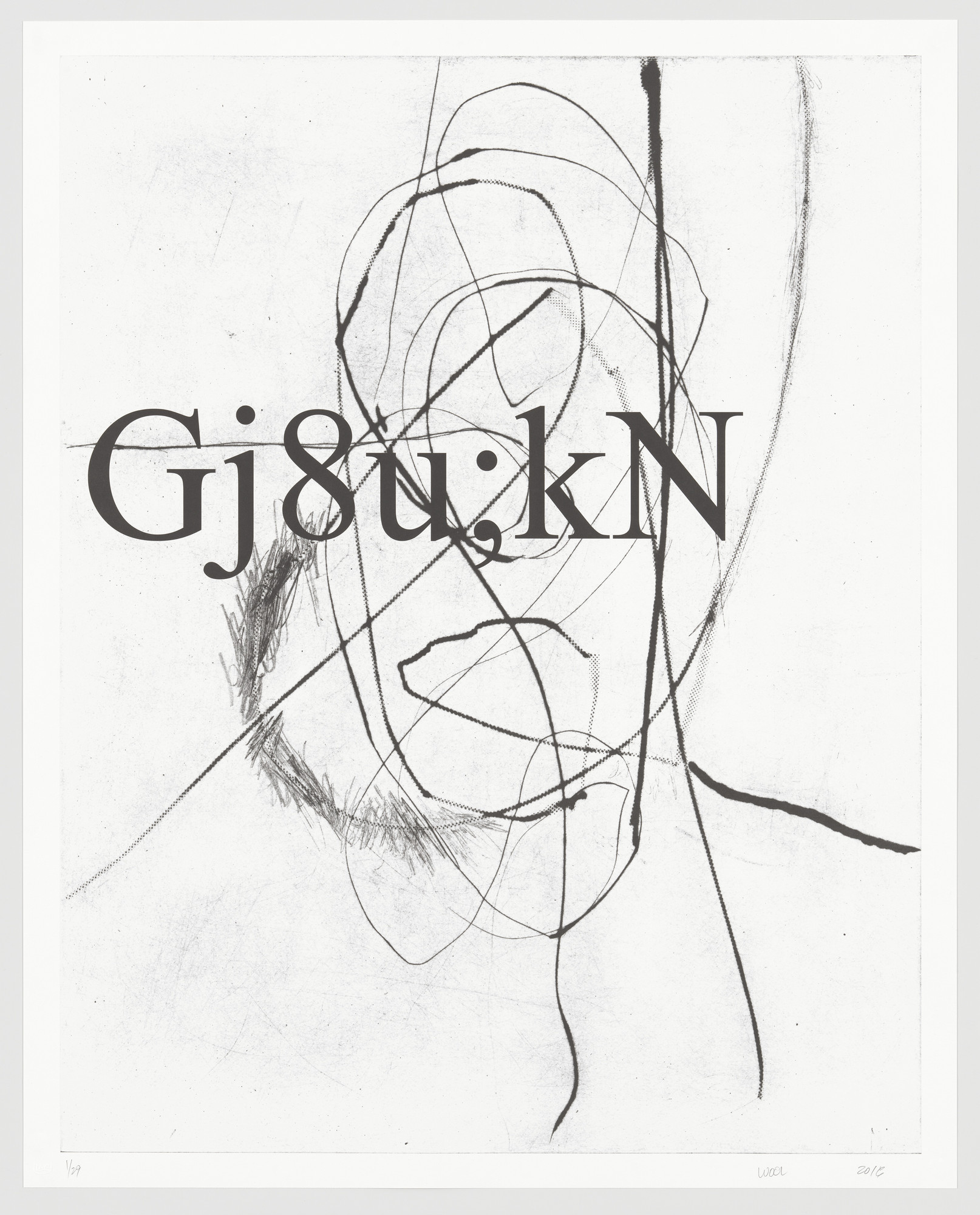 Christopher Wool. Untitled from a.k.a.