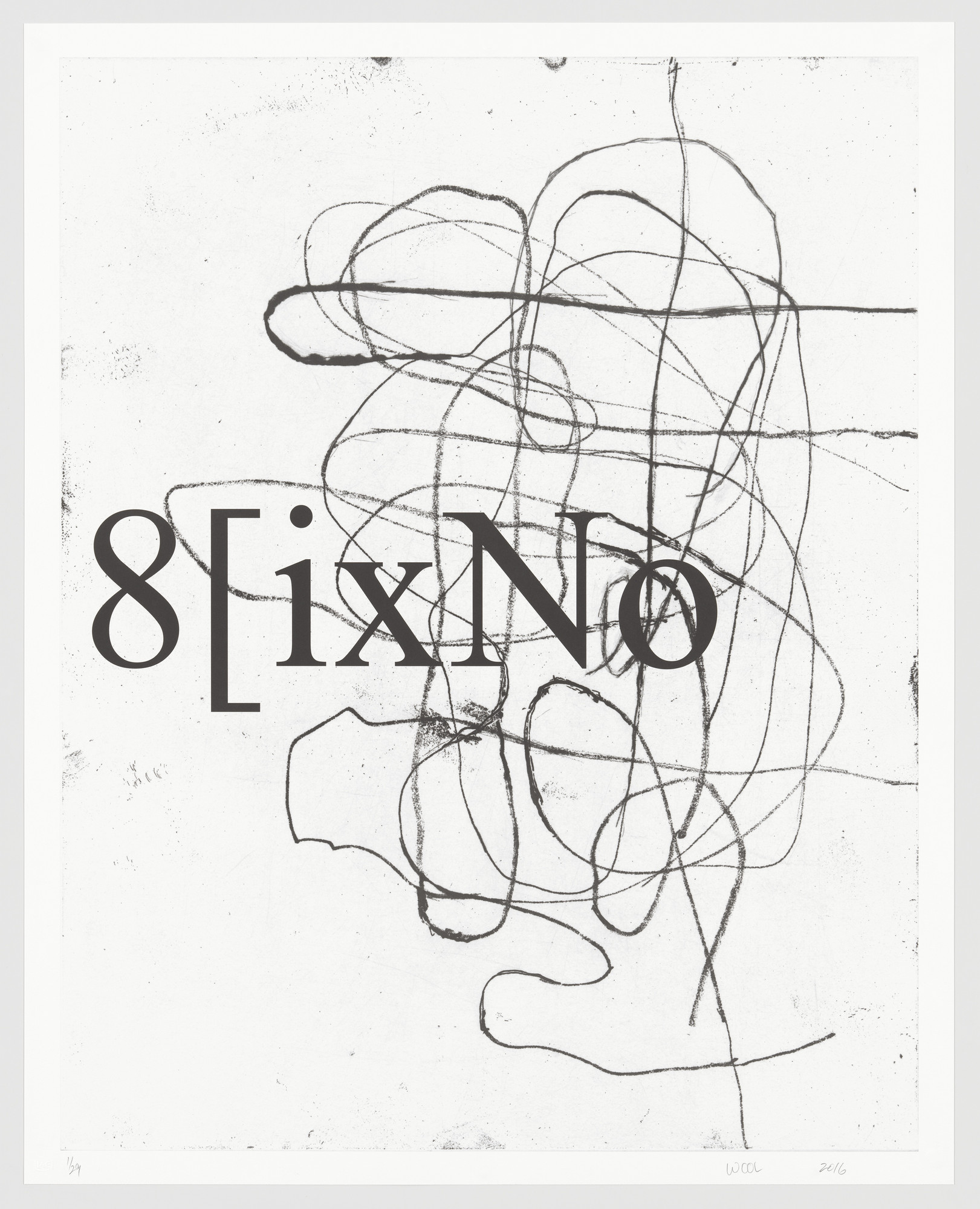 Christopher Wool. Untitled from a.k.a.