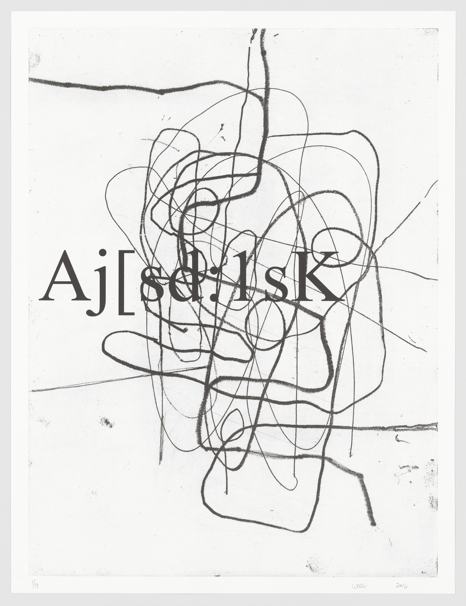 Christopher Wool. Untitled from a.k.a.