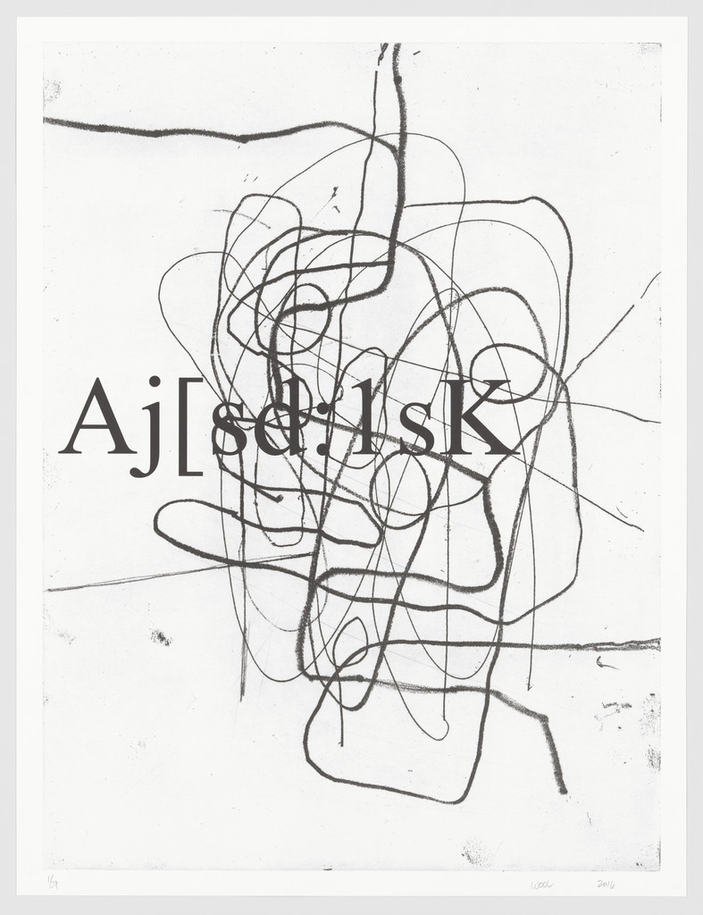 Untitled from a.k.a., Christopher Wool, 2016