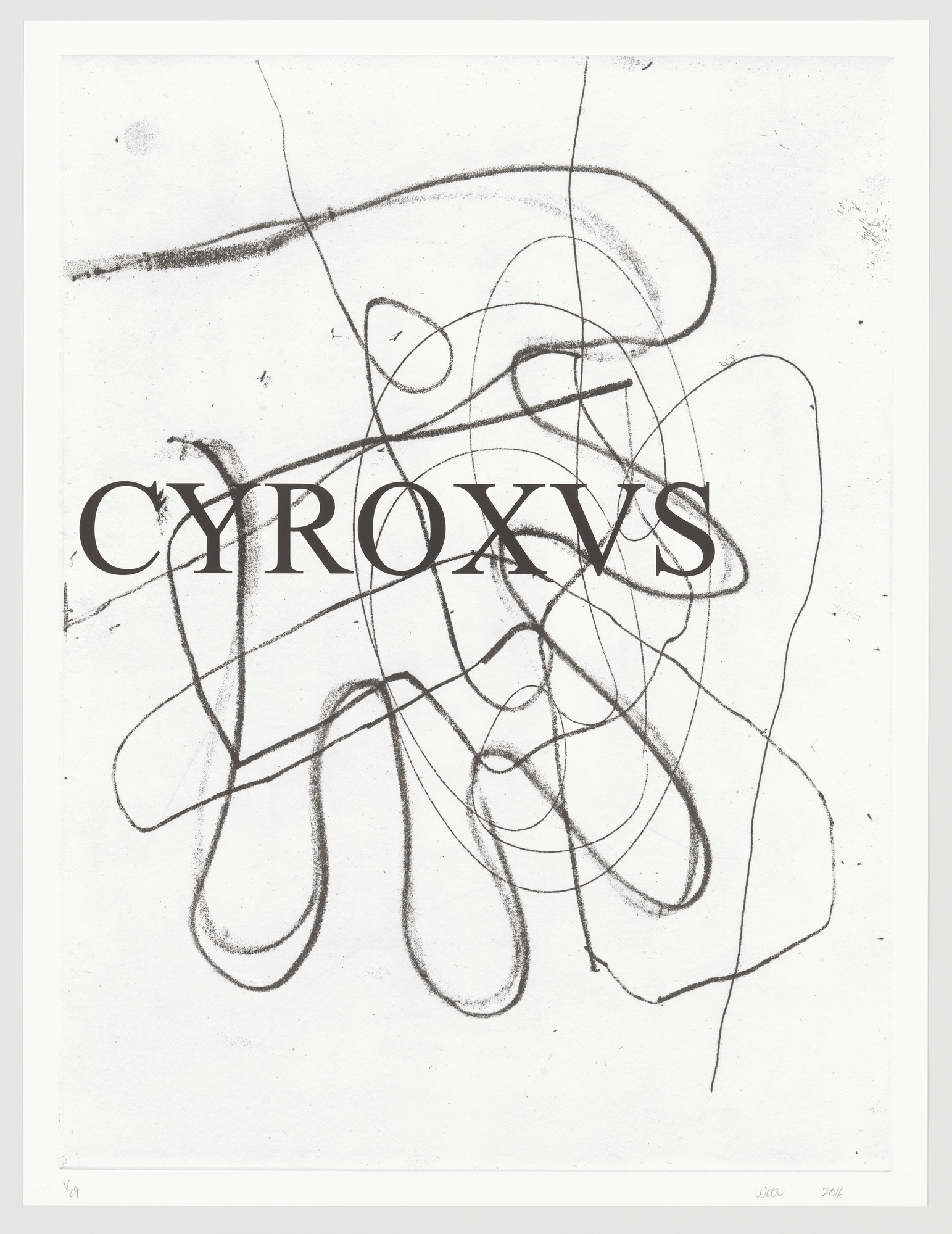 Christopher Wool. Untitled from a.k.a.