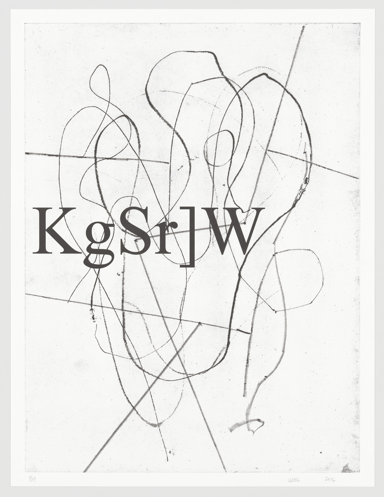Christopher Wool. Untitled from a.k.a.
