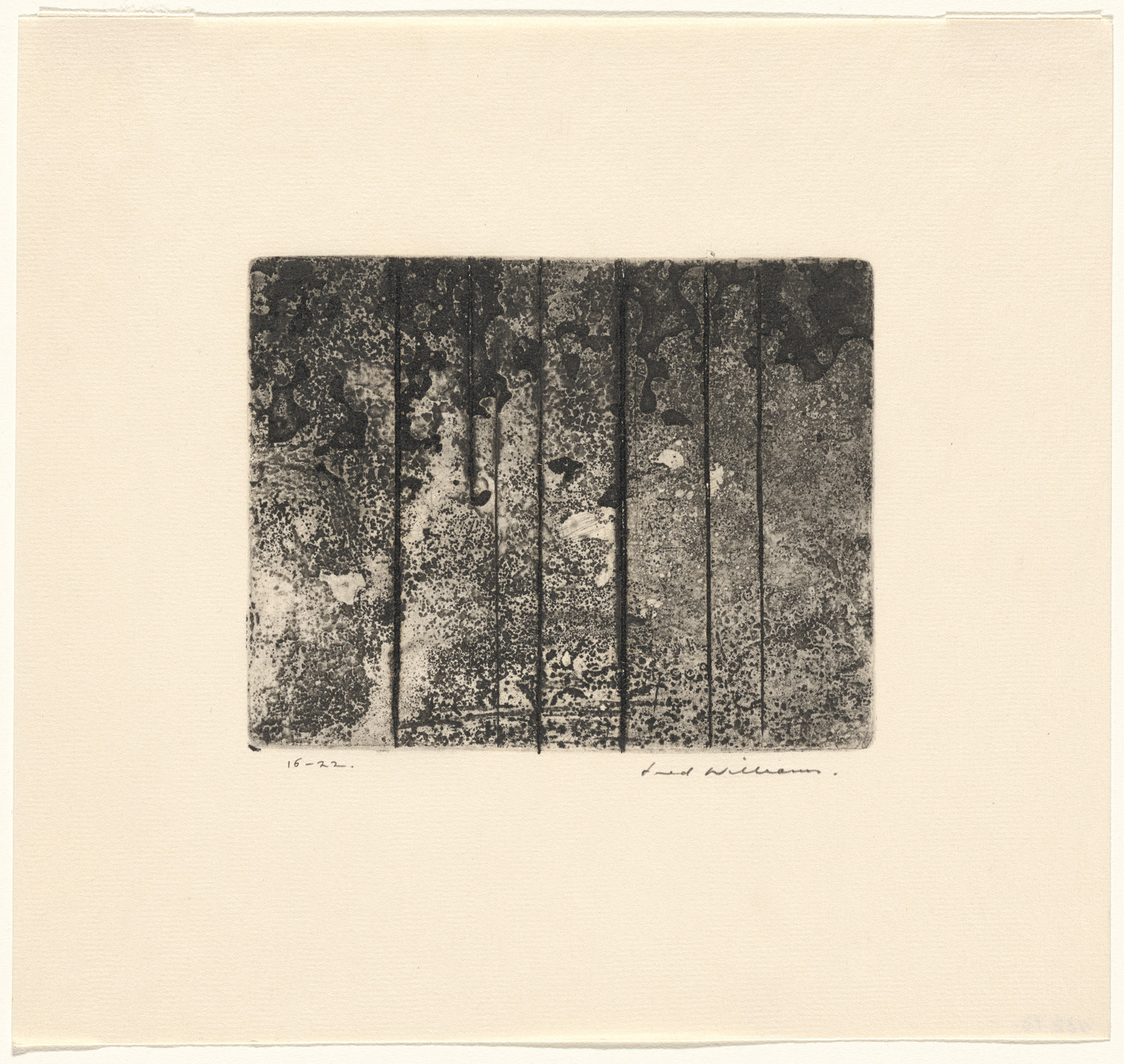 Fred Williams. Sherbrooke Forest No. 8, State IV/IV. 1962