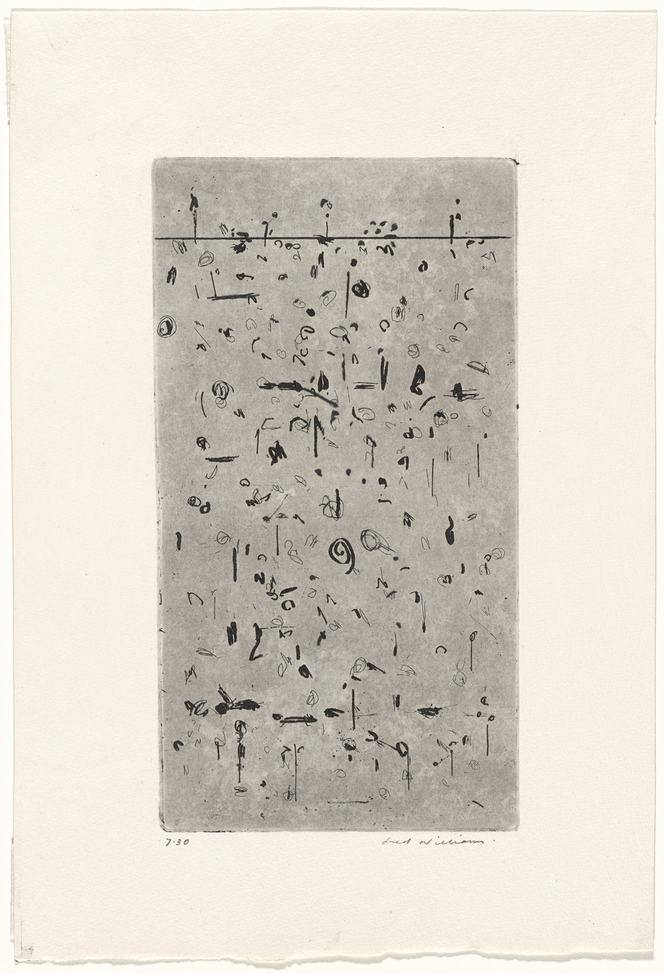 Fred Williams. Upway Landscape No. 1, State II/III