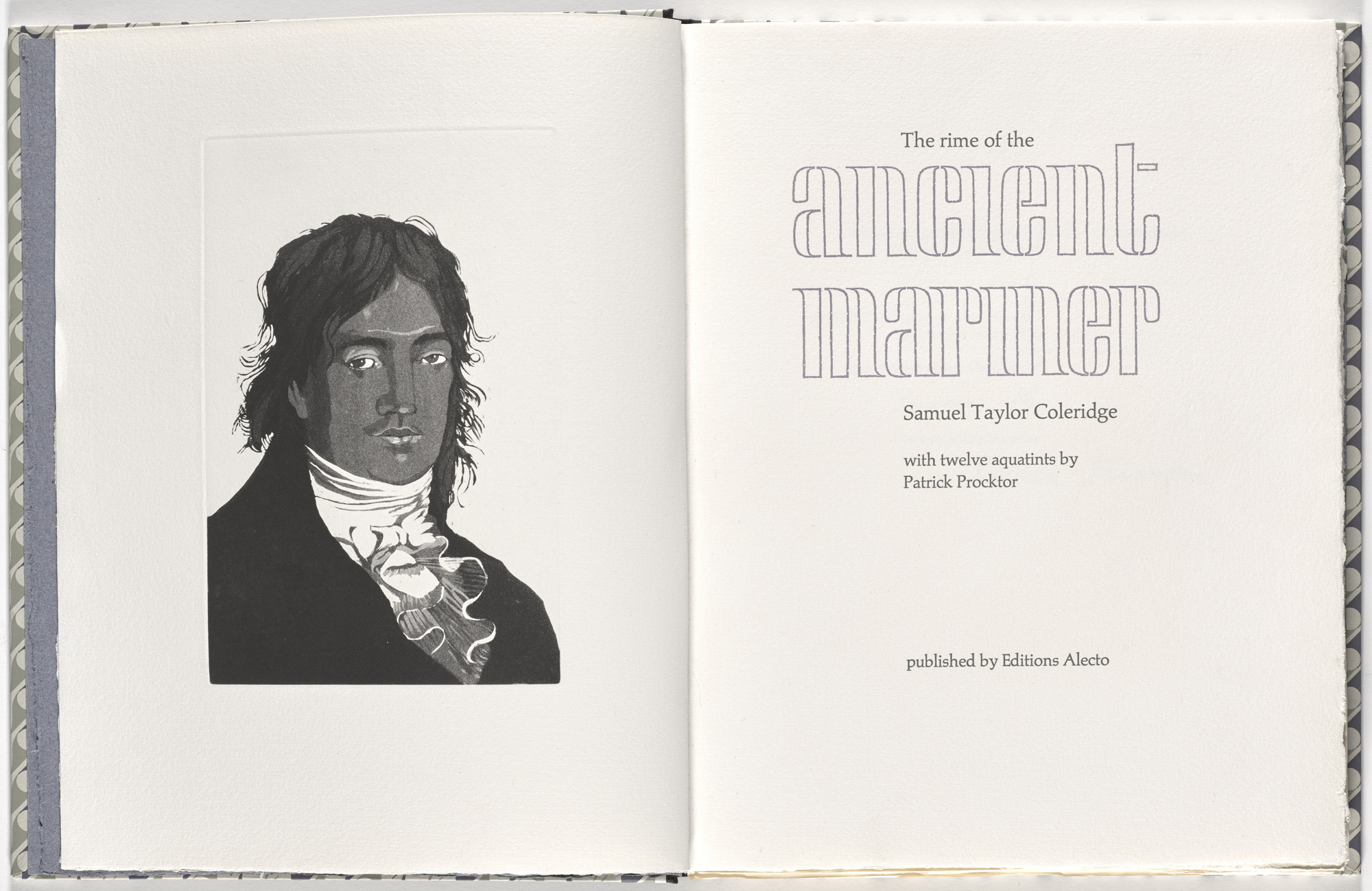 Patrick Procktor. Samuel Taylor Coleridge from The Rime of the Ancient Mariner. 1976