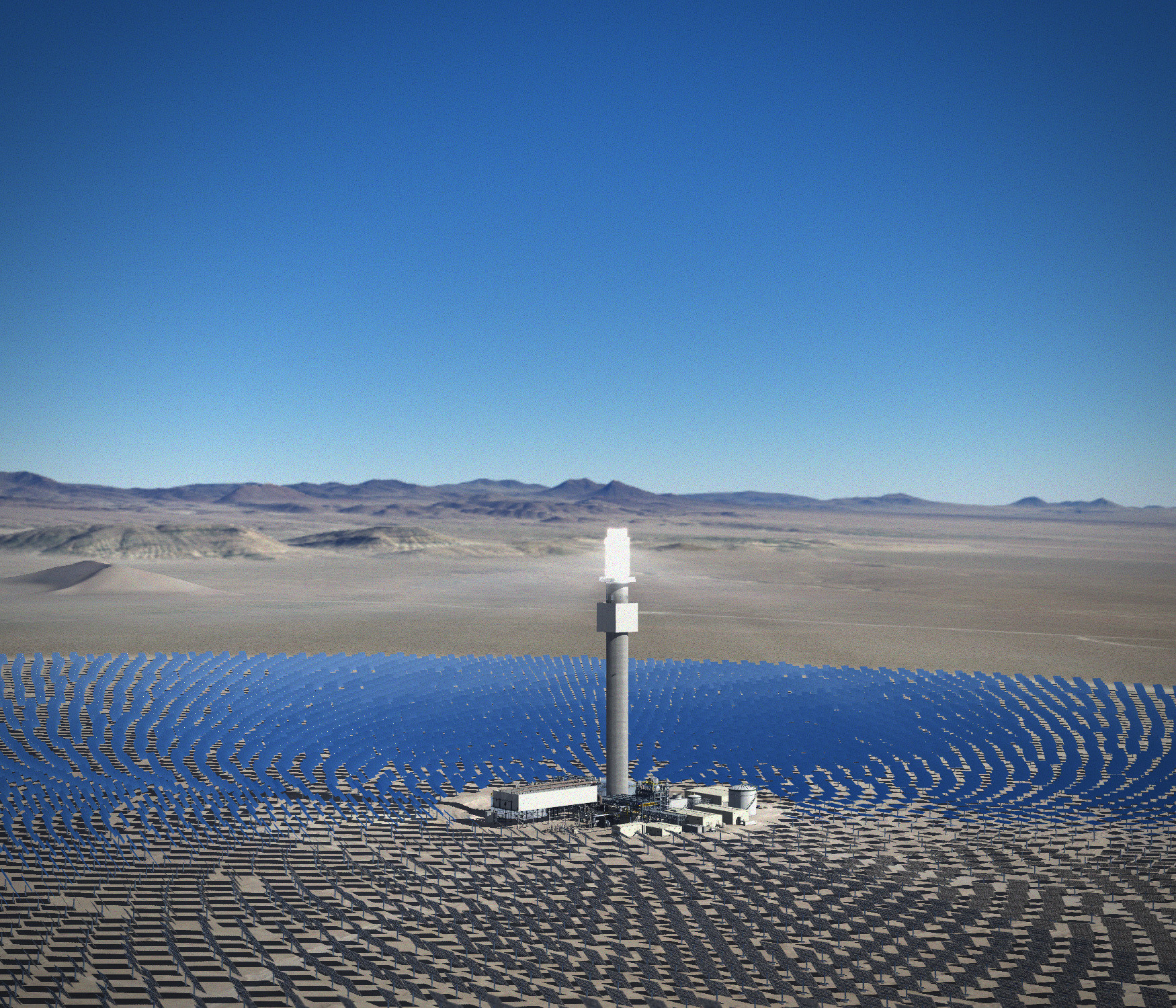 John Gerrard. Solar Reserve (Tonopah, Nevada) 2014