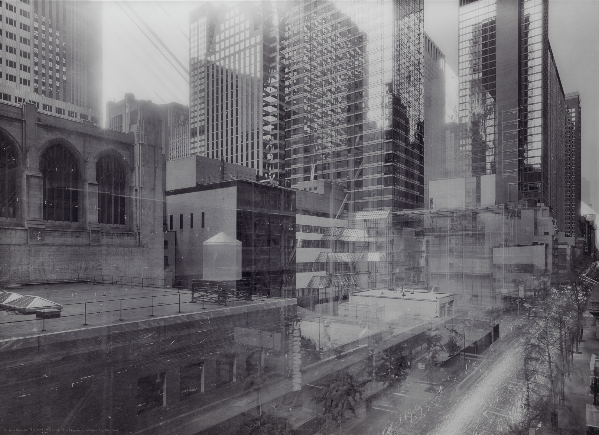 Michael Wesely. 7 August 2001--7 June 2004 The Museum of Modern Art, New York. 2001-04
