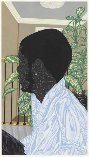 Toyin Ojih Odutola. The Raven. 2016