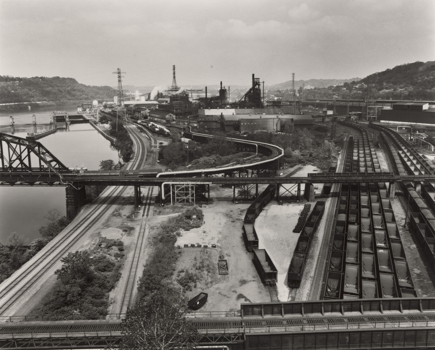 LaToya Ruby Frazier. U.S.S. Edgar Thomson Steel Works and Monongahela River. 2013