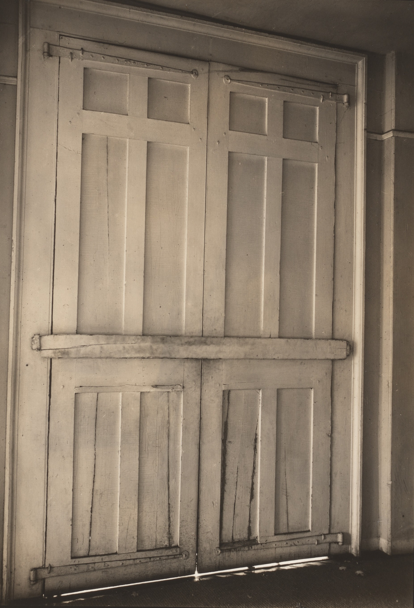 Clifton Johnson. Barred Door, Rocky Hill Meeting House. c. 1910 | MoMA