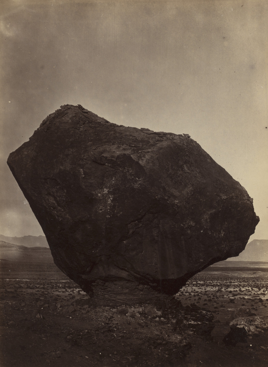 William H. Bell. Perched Rock, Rocker Creek, Arizona. 1872