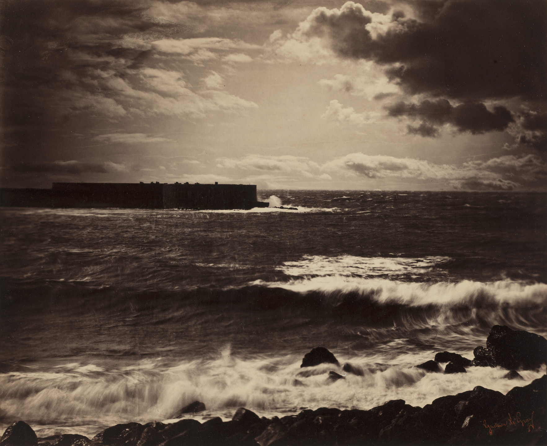 Gustave Le Gray. The Great Wave, Sète. 1856