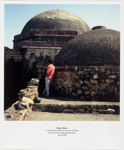 Sunil Gupta. Hauz Khas. It must be marvelous for you in the West with your bars, clubs, gay liberation and all that from the series Exiles. 1986