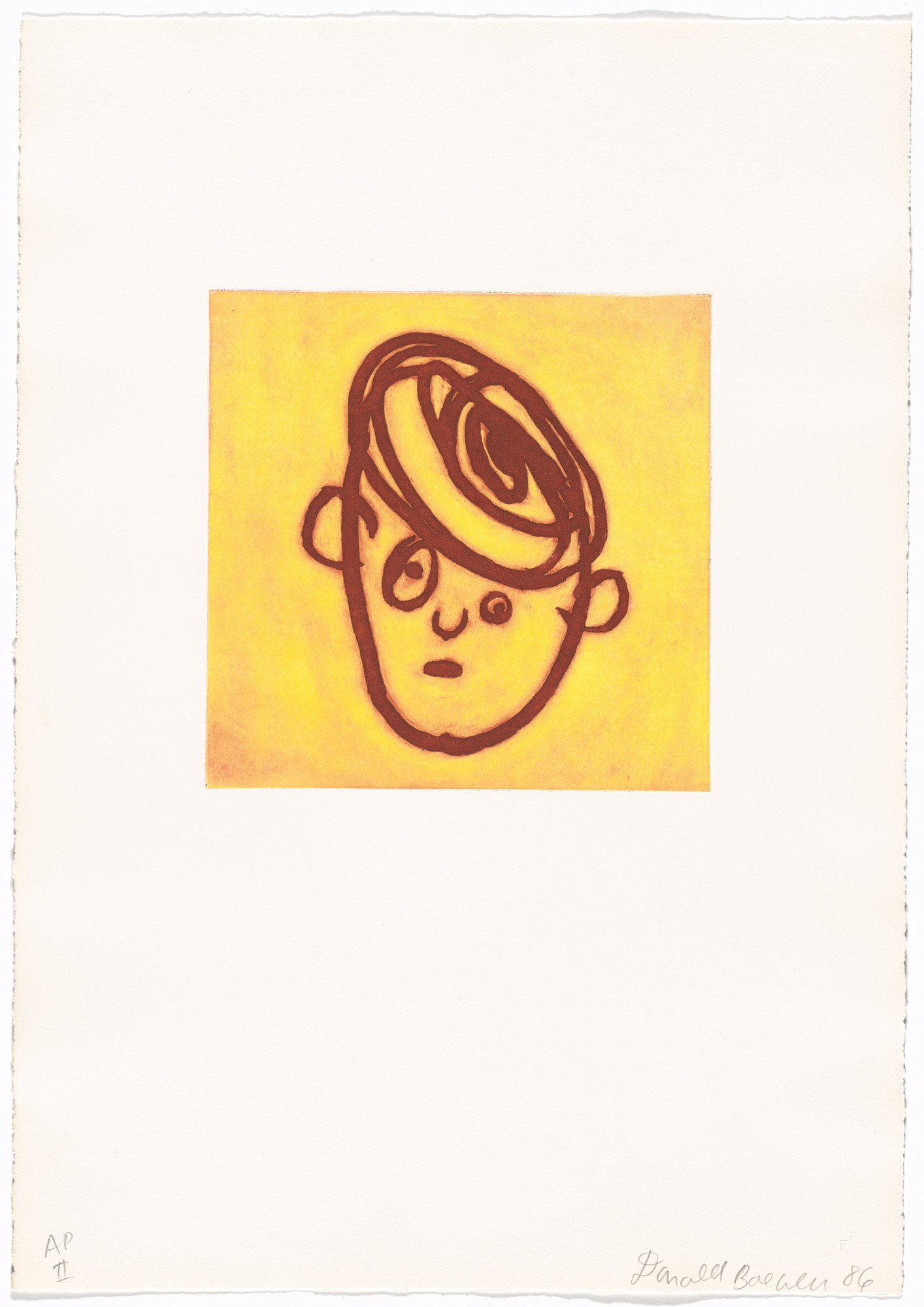 Donald Baechler. Subjects